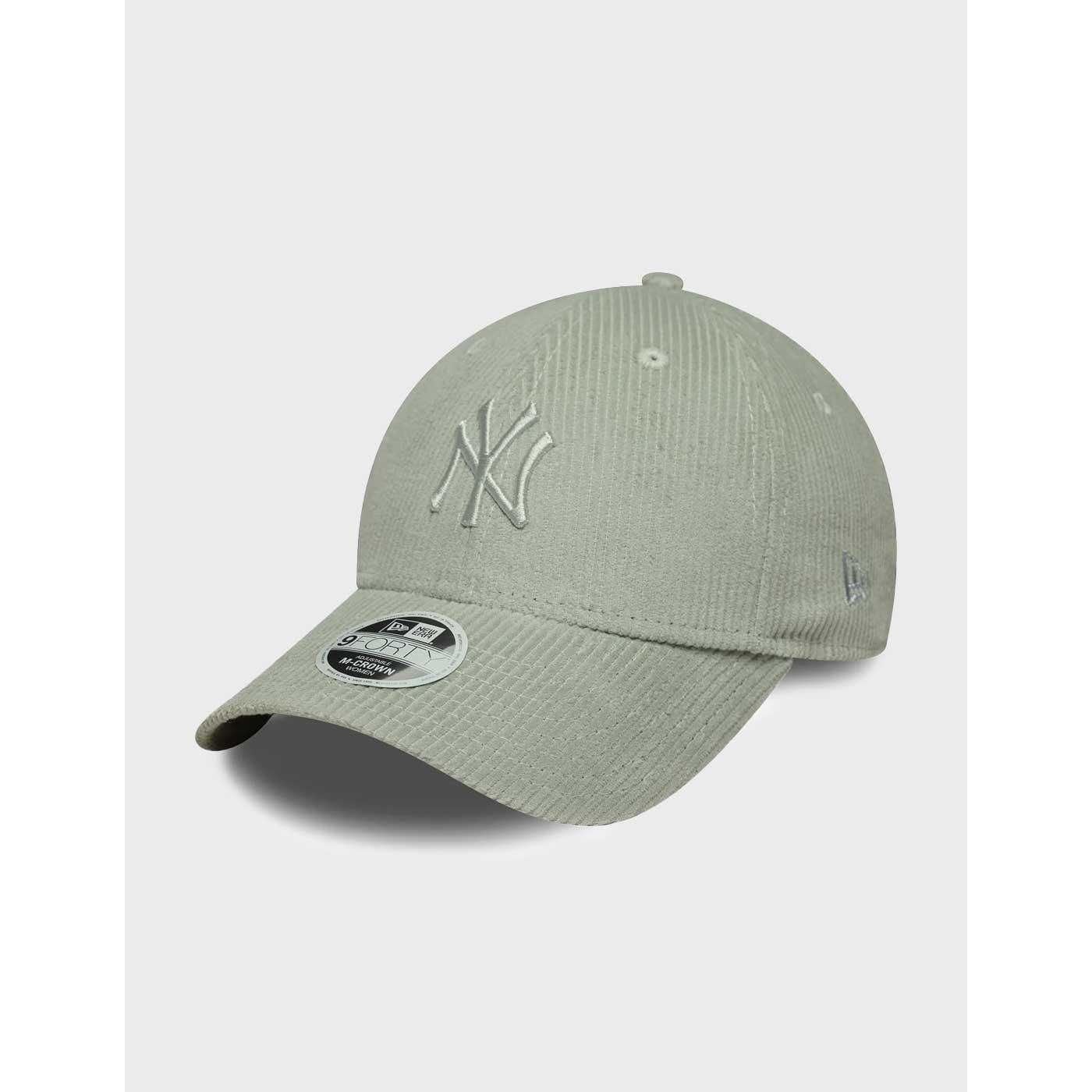 New Era Cord 9Forty gorra verde de pana para mujer