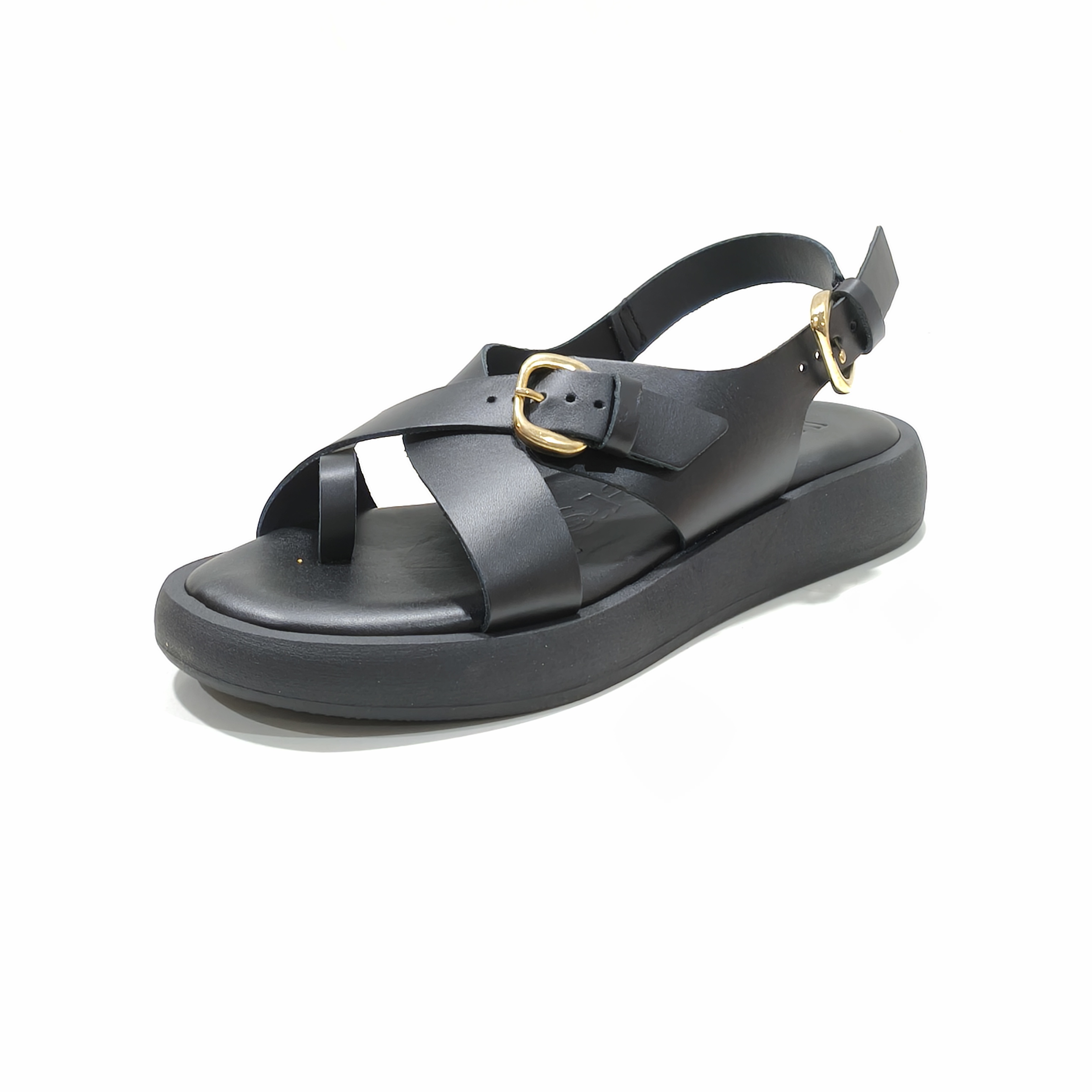 Sandalias Wonders modelo Ab1332 en color Negro