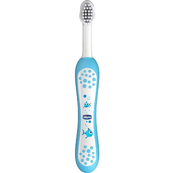 Cepillo Dental Azul Chicco - Suave y Ergonómico