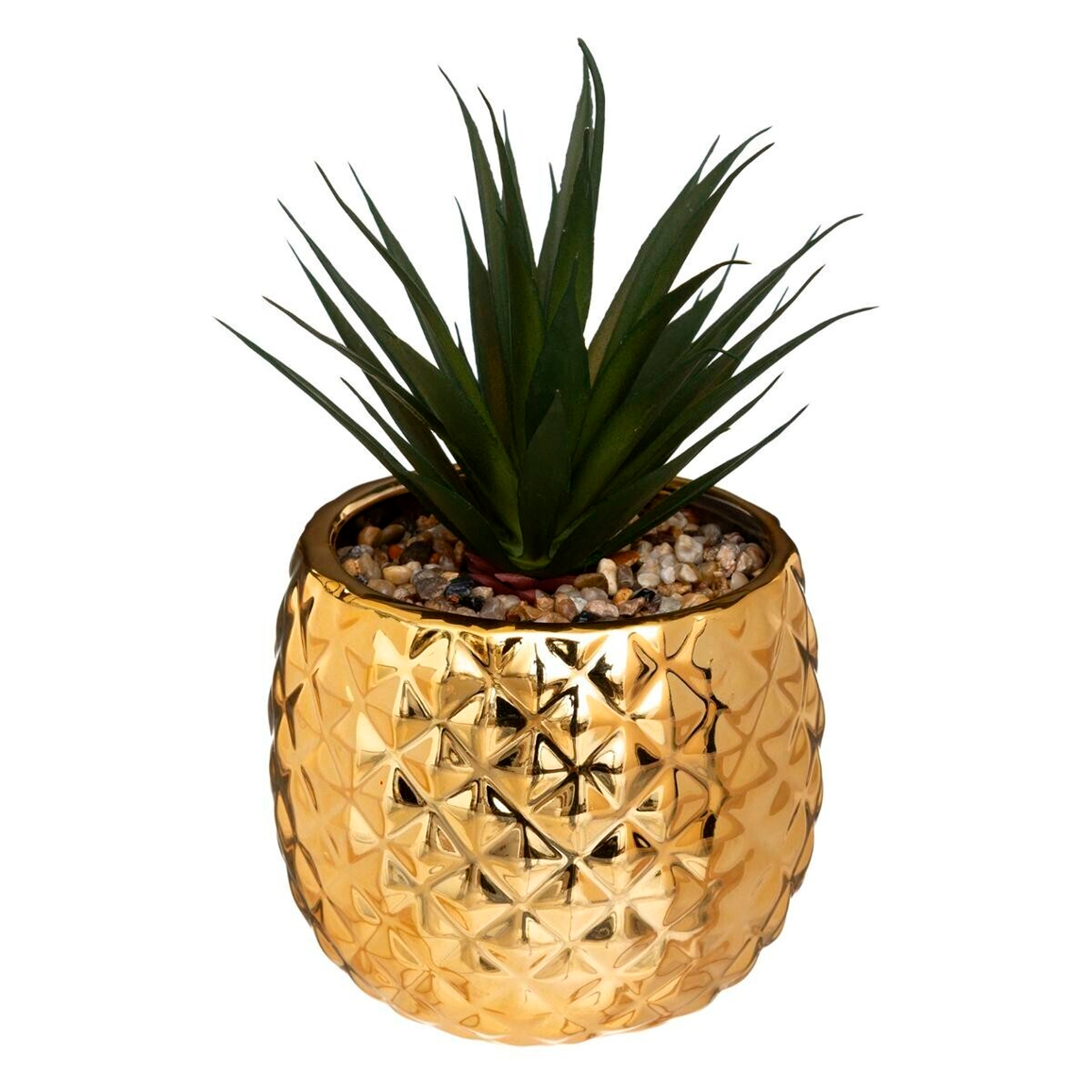 Planta Artificial de Cerámica en Forma de Piña Atmosphera para Decoración de Interiores