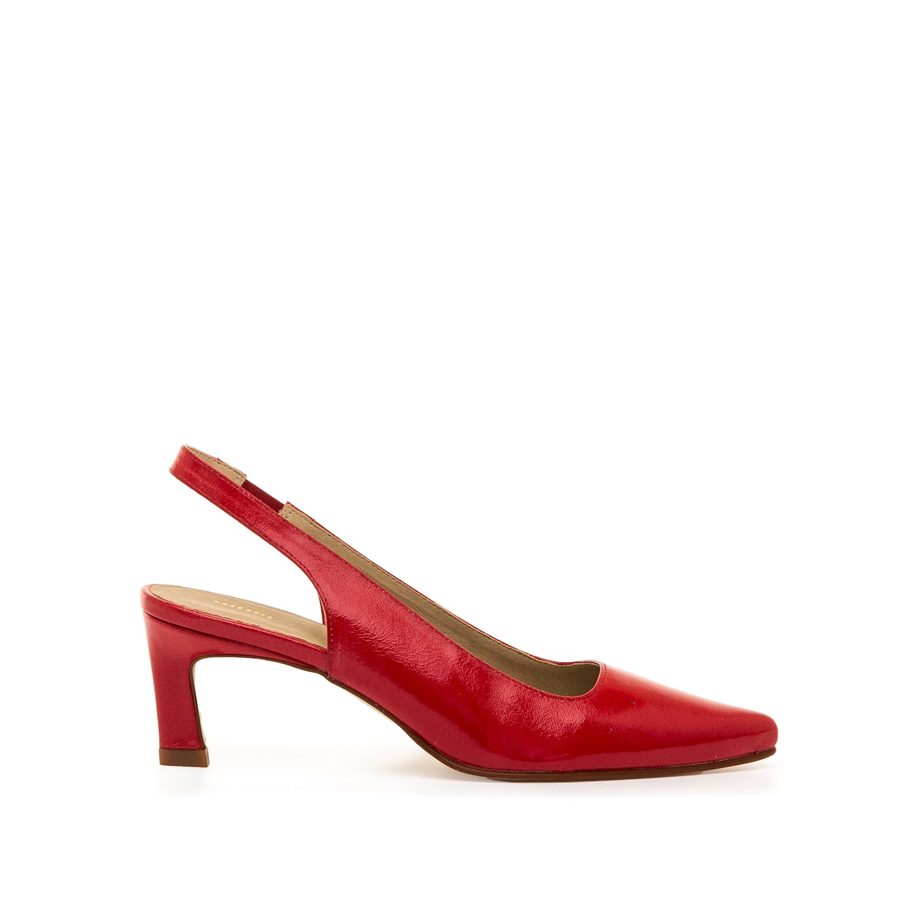 Mustang-MTNG zapatos de tacón mujer gala rojo con cierre elástico y tipo de puntera afilada