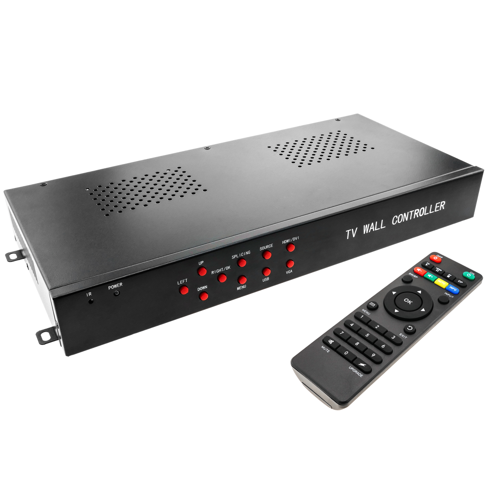 Videowall matriz de vídeo de 9 pantallas 3x3 HDMI DVI CVBS VGA - BeMatik