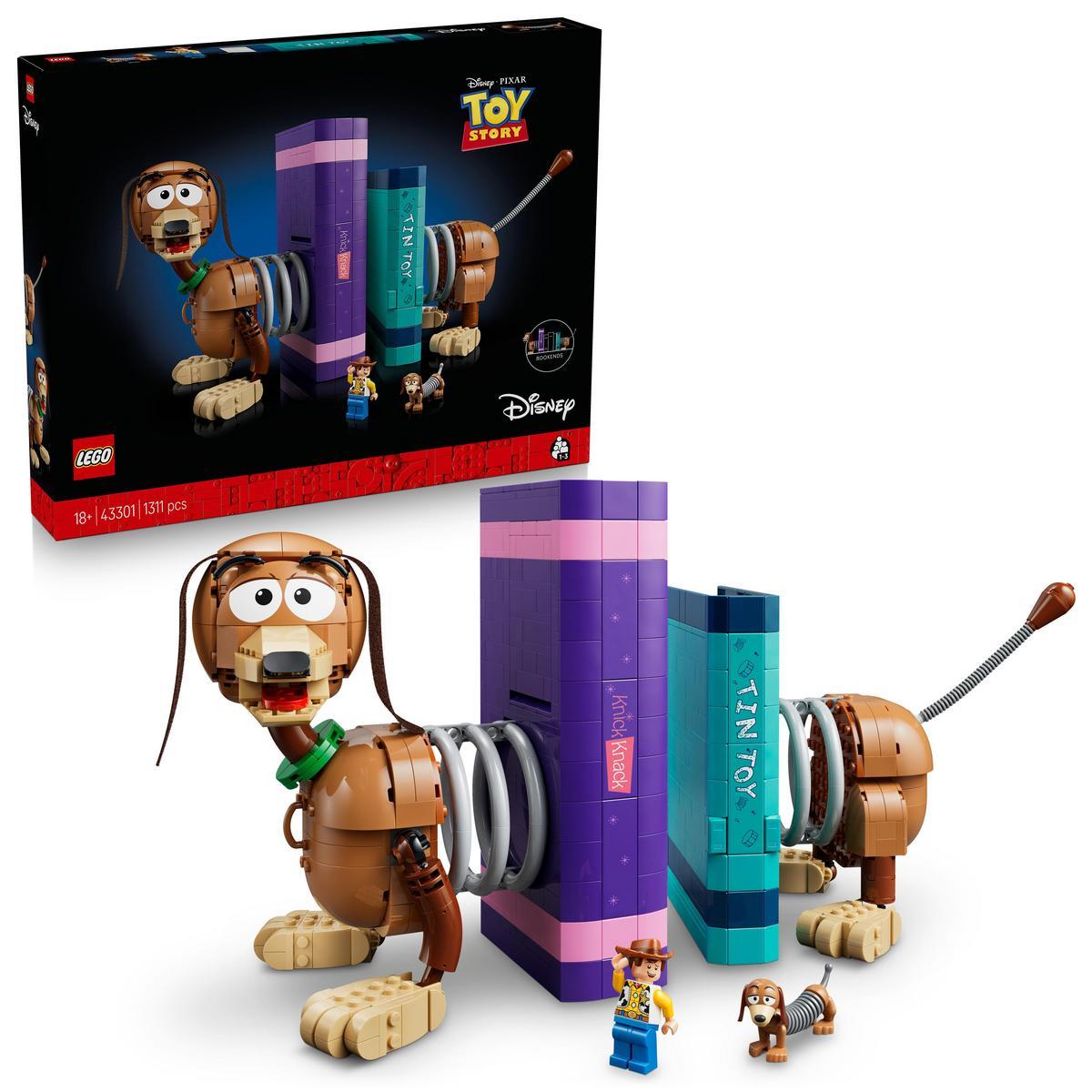 LEGO® 43301 | Disney y Pixar Toy Story: Sujetalibros de Slinky para Estantería