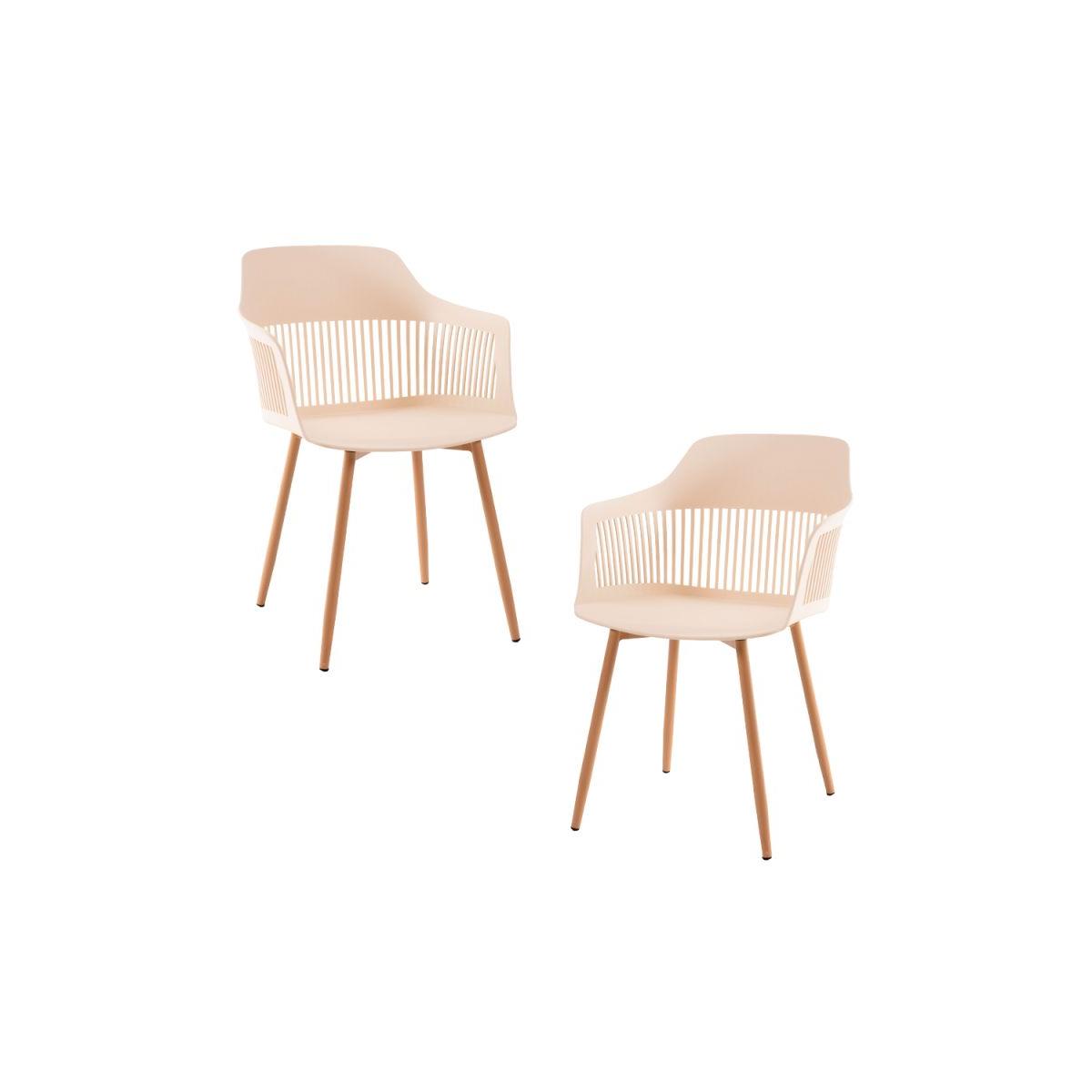 Regalos Miguel - Packs Sillas Comedor - Pack 2 Sillas Lisy - Beige