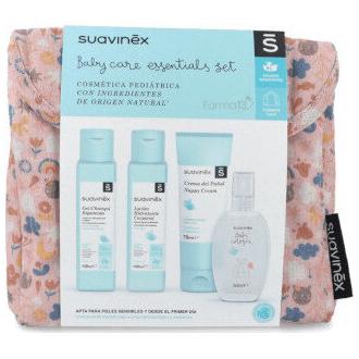 Suavinex Baby Care Essential Neceser Viaje Niña, 4 Uds