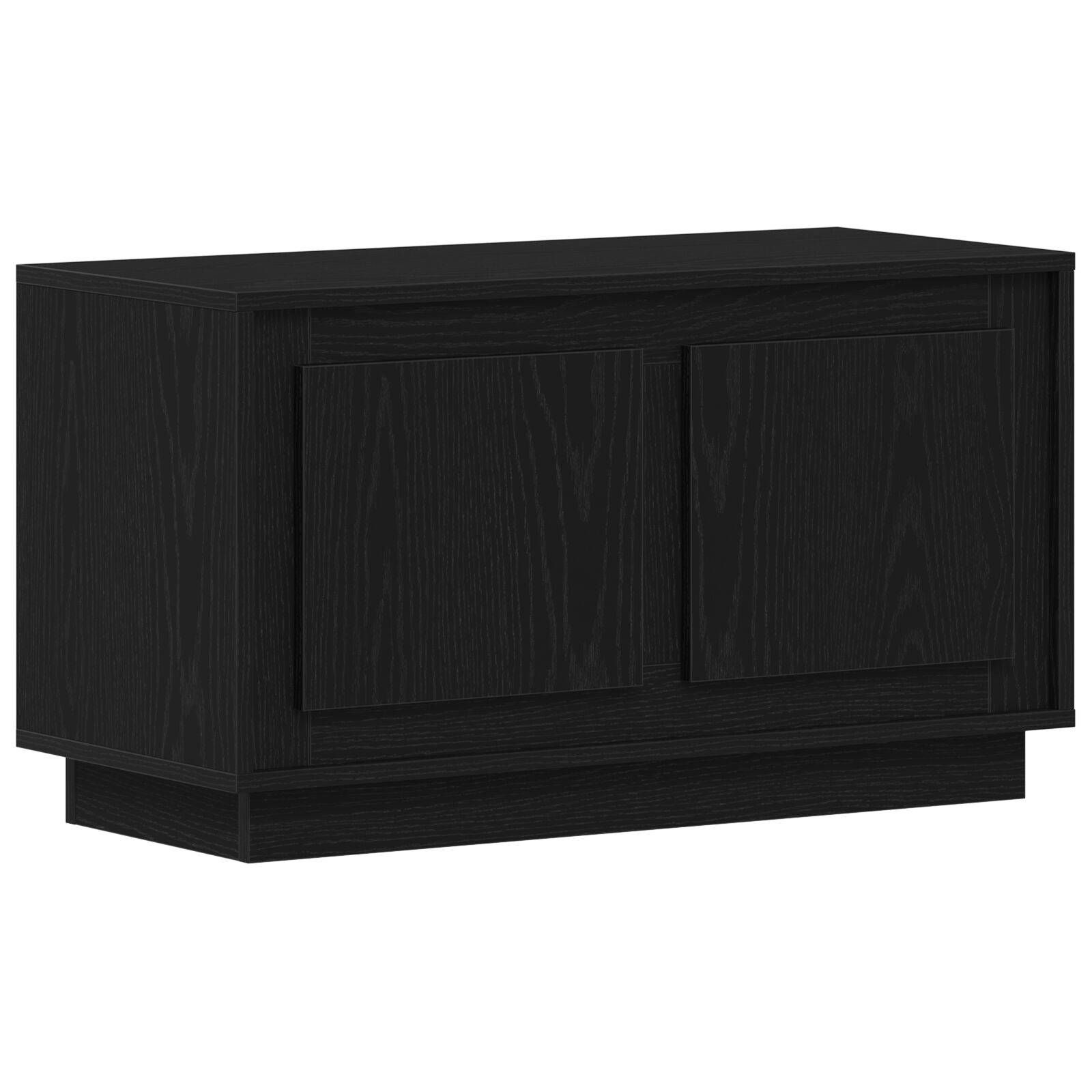 Mueble para TV vidaXL Negro Roble 80x35x45 cm Madera de ingeniería