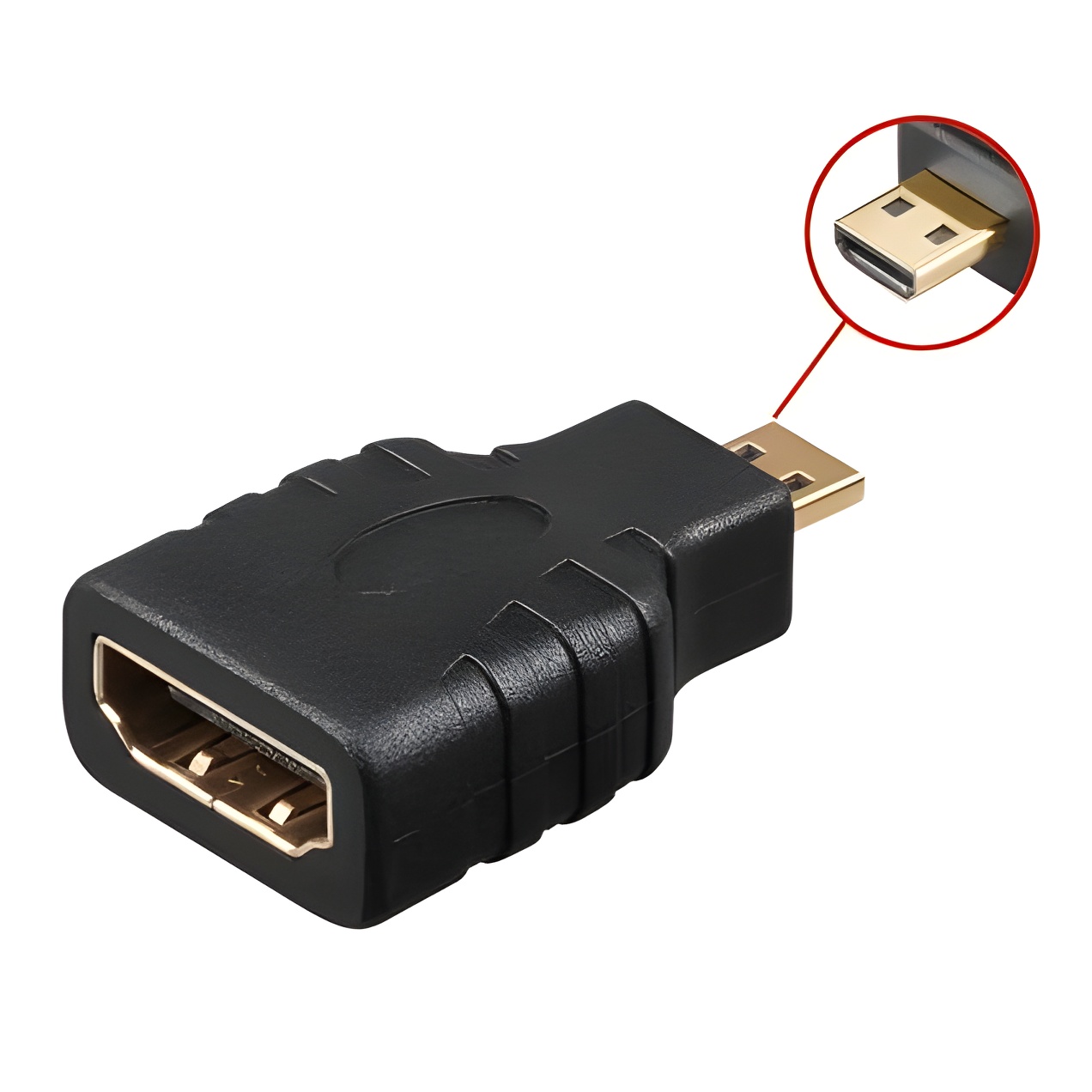 Microconnect Adaptador HDMI 19 D F-M Micro para Ordenador