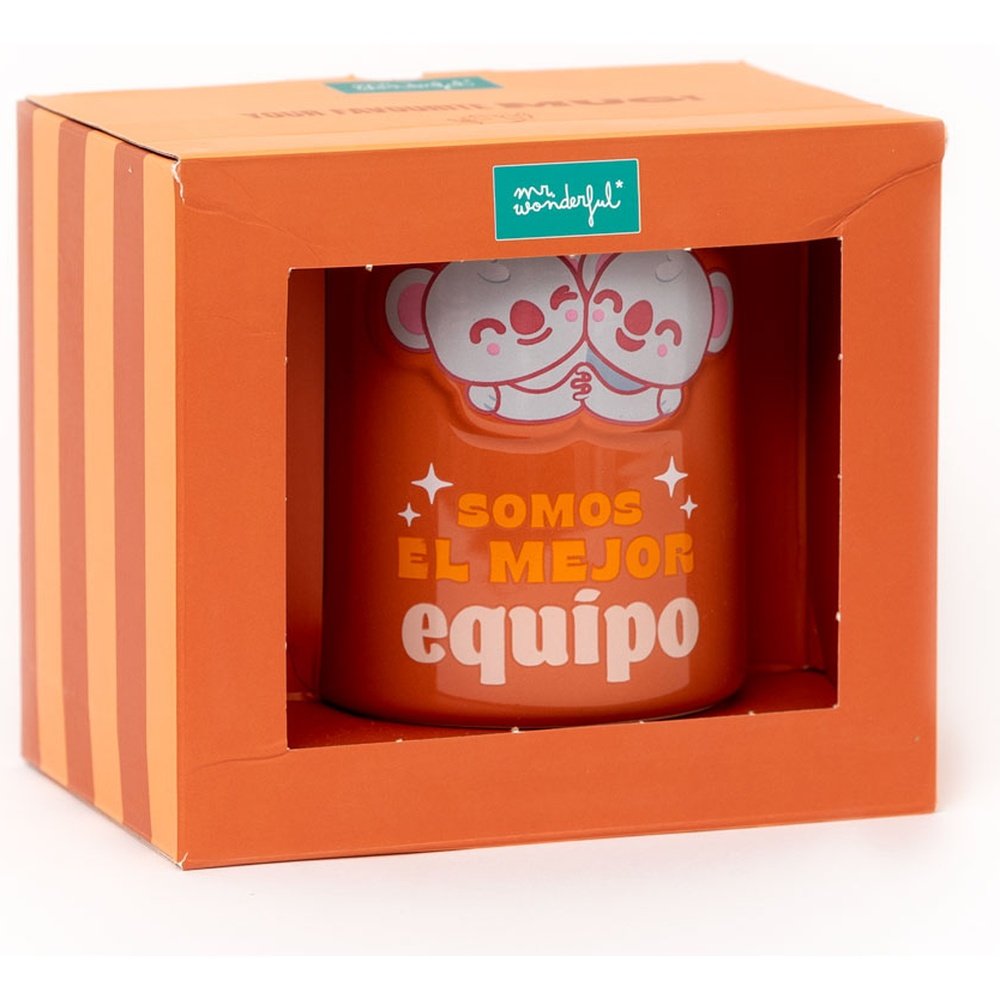 MR TAZA 3D KOALAS SOMOS EL MEJOR EQUIPO TAZAS S2 9x9x14 Cms.
