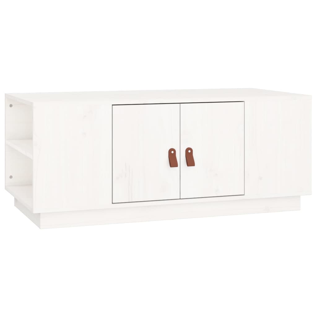 Vidaxl Mesa de Centro Madera Maciza de Pino 100x50x41 Cm Natural