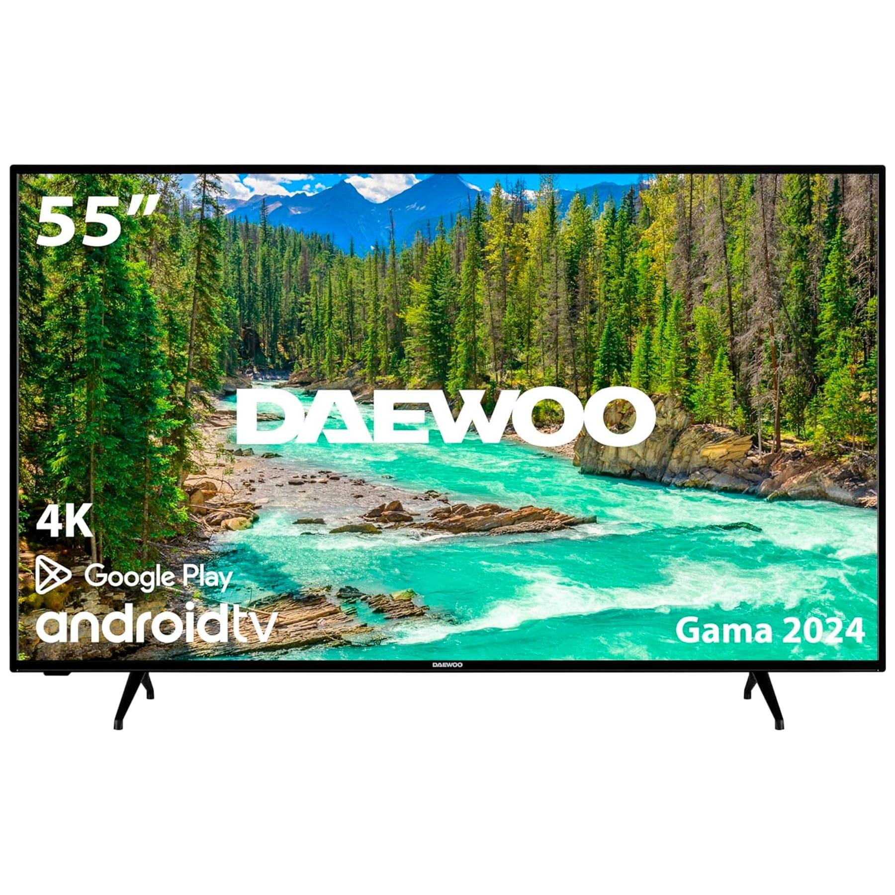Daewoo - DAEWOO 55DM54UAMS / Televisor Smart TV 55" Direct LED 4K UHD HDR