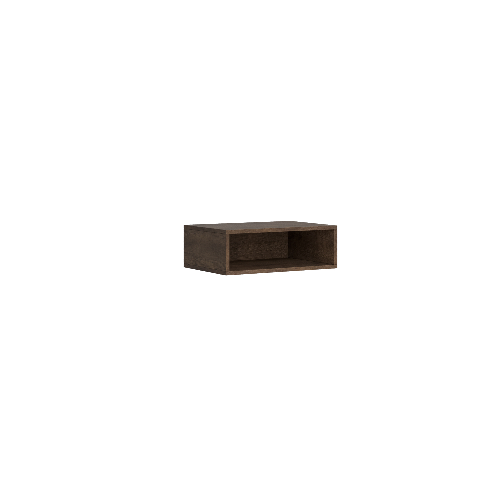 Mueble de pared abierto An.60 Al.20 Pr.39,2 / An.20 Al.60 Pr.39,2 Nogal - Itamoby