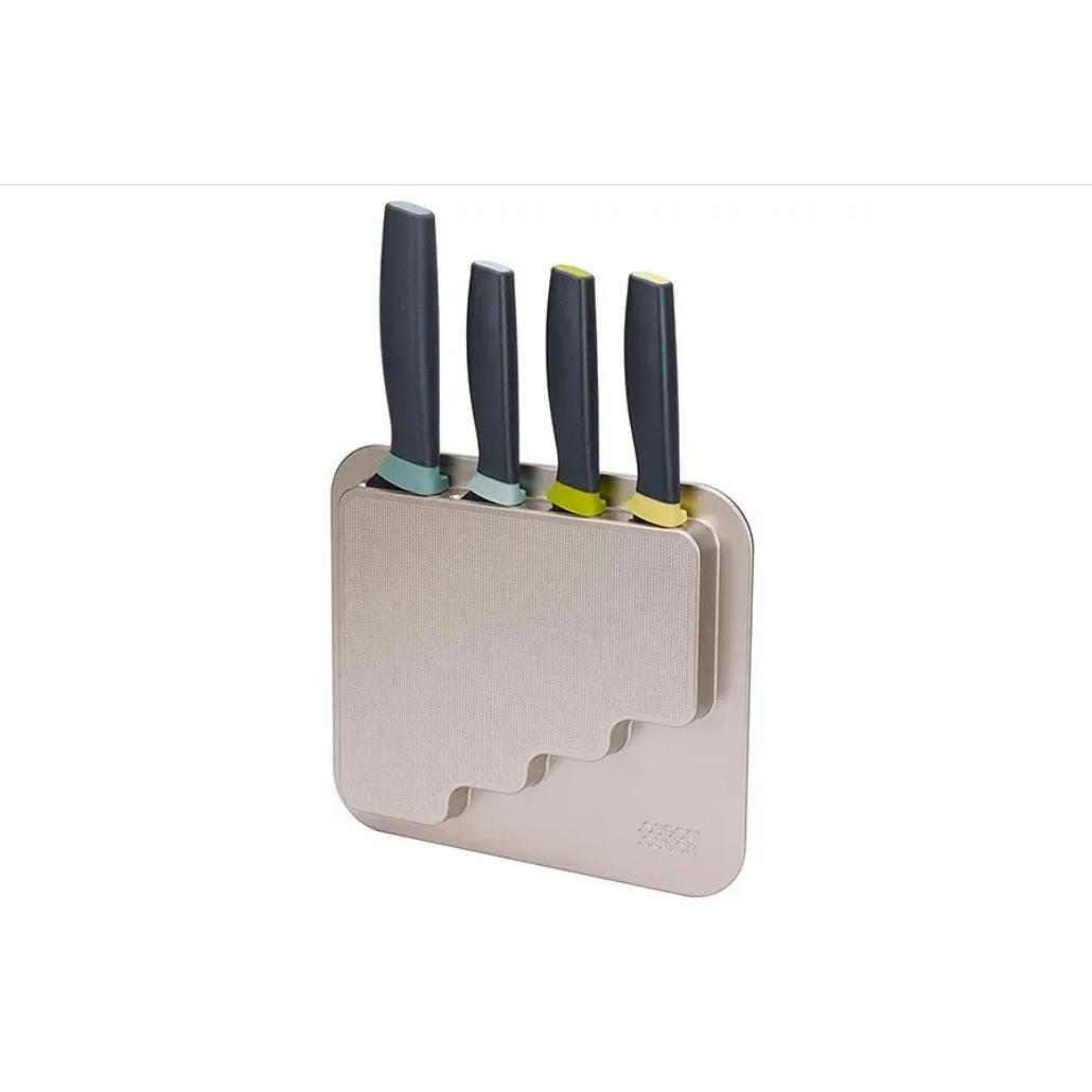 Juego 4 cuchillos de cocina Joseph Joseph Opal DoorStore, diseño elegante, alta calidad para tu cocina.
