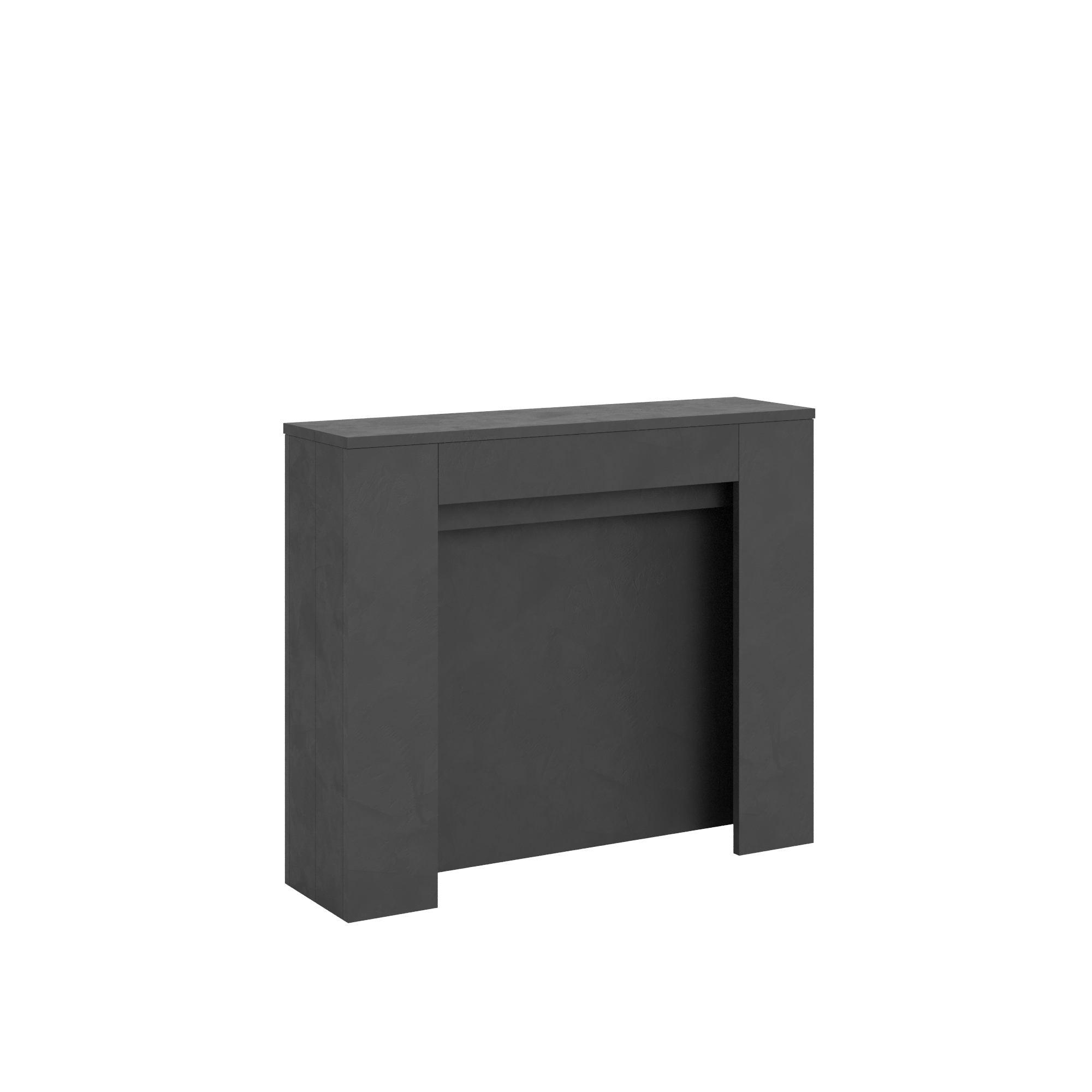 Consola extensible 90x25/211 cm Kiba Antracita - Itamoby
