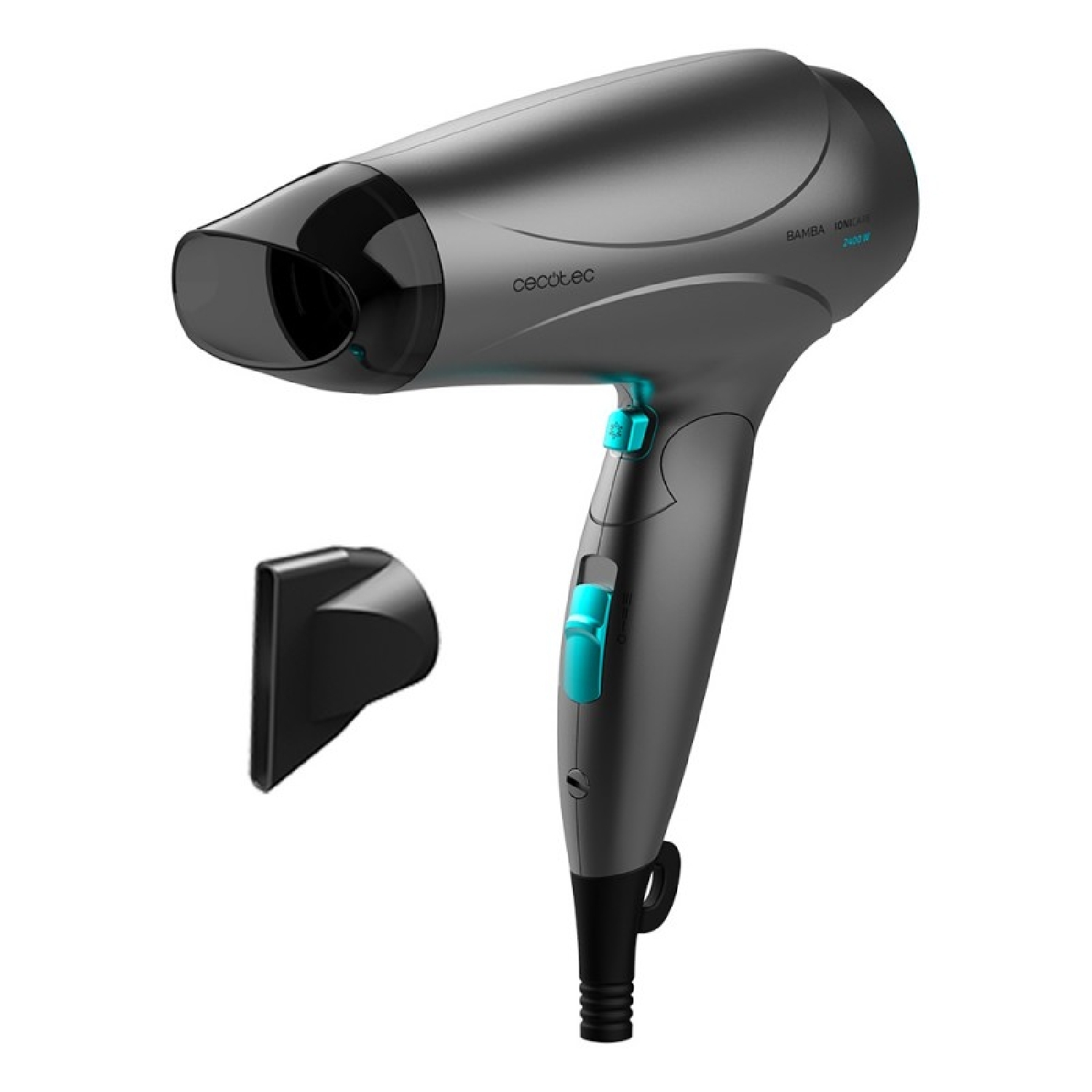 Cecotec Secador de Pelo Bamba IoniCare 6000 RockStar Essence. 2200 W, Motor  Digital, Ion Real, 5 Ajustes de Temperatura, Incluye difusor y Boquilla  Concentradora, 1,8 m de Cable : : Belleza