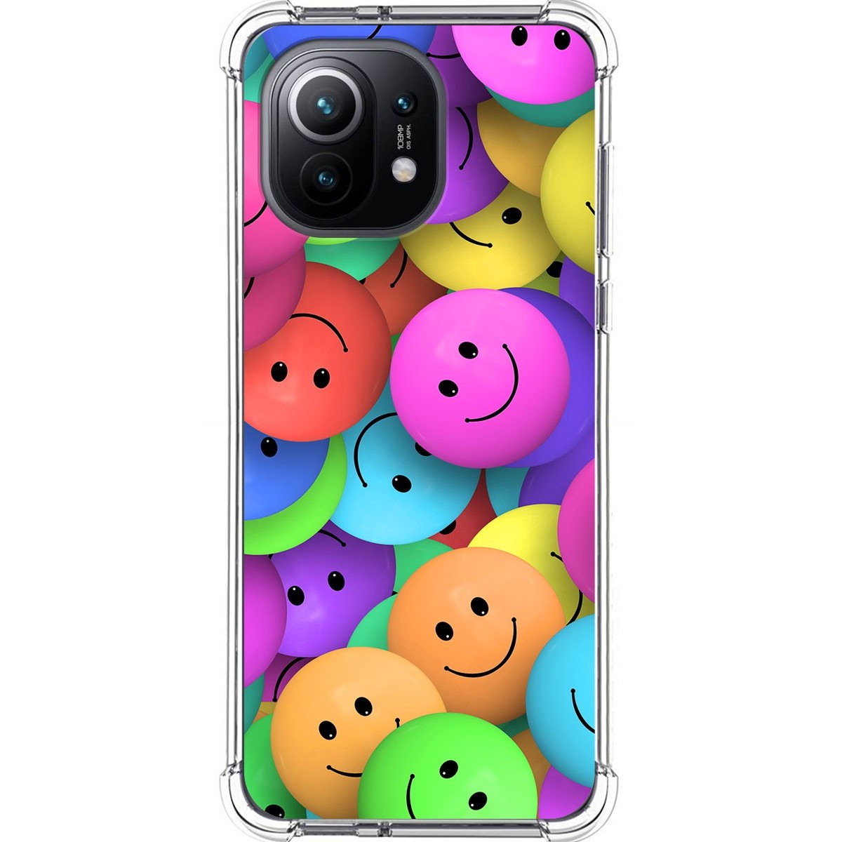 Tumundosmartphone Funda Silicona Antigolpes para Xiaomi Mi 11 5G diseño Smile Dibujos