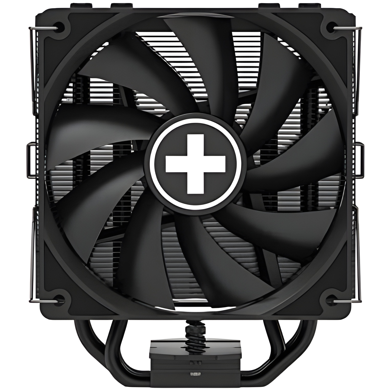 Xilence M705D CPU cooler with 2 PWM 120mm fans for effective PC cooling, 220W TDP, black color, perfect for optimal performance in your setup.