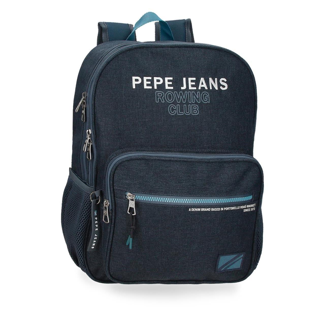Pepe Jeans Mochila Escolar Poliester Edmon Azul