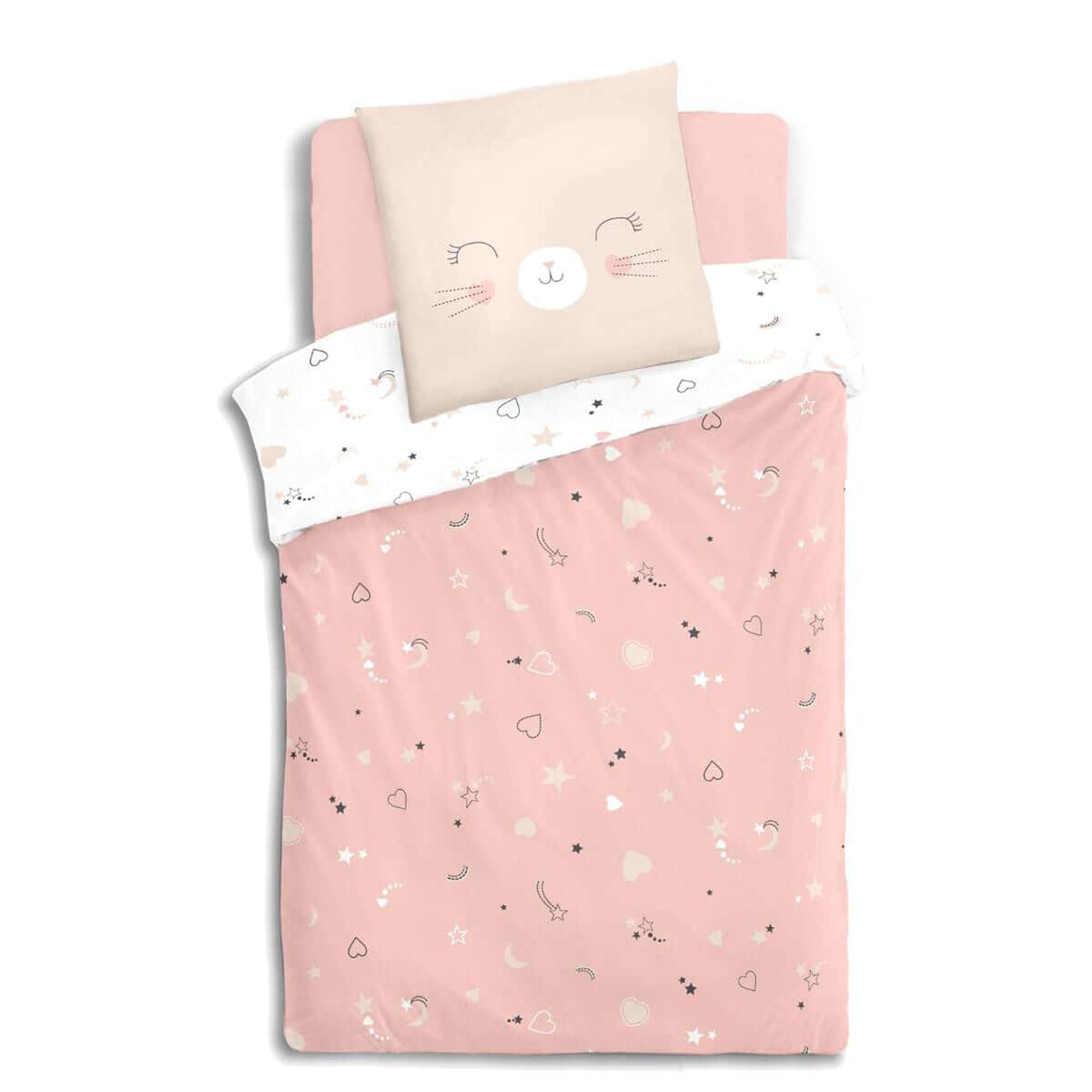 JUEGO DE CAMA INFANTIL "GATOS" - 141 x 200 x 0,3cm
