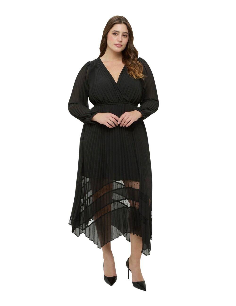 Fiorella Rubino - Vestido DREAM en georgette plisado