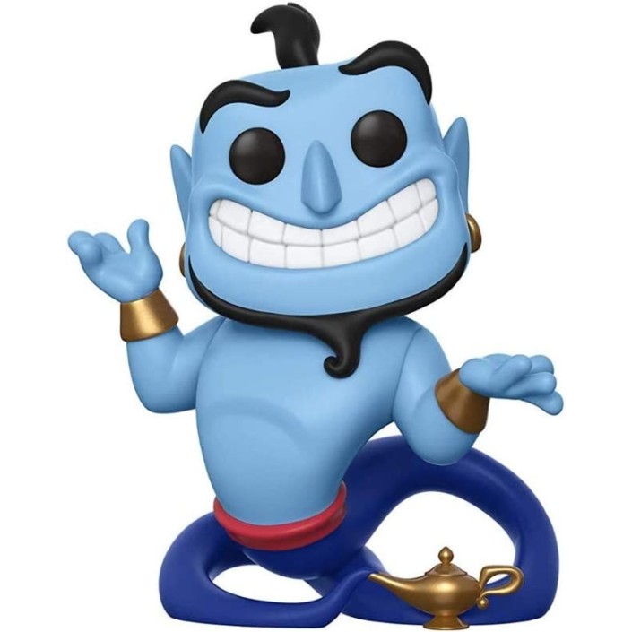 Figura Funko Pop! Disney Aladdin Genio con lámpara Modelo 476 | 35757 - Original - Figuras Miniaturas Coleccionables Para Exhibición - Idea De Regalo - Mercancía Oficial - Juguetes Para Niños Y Adultos -