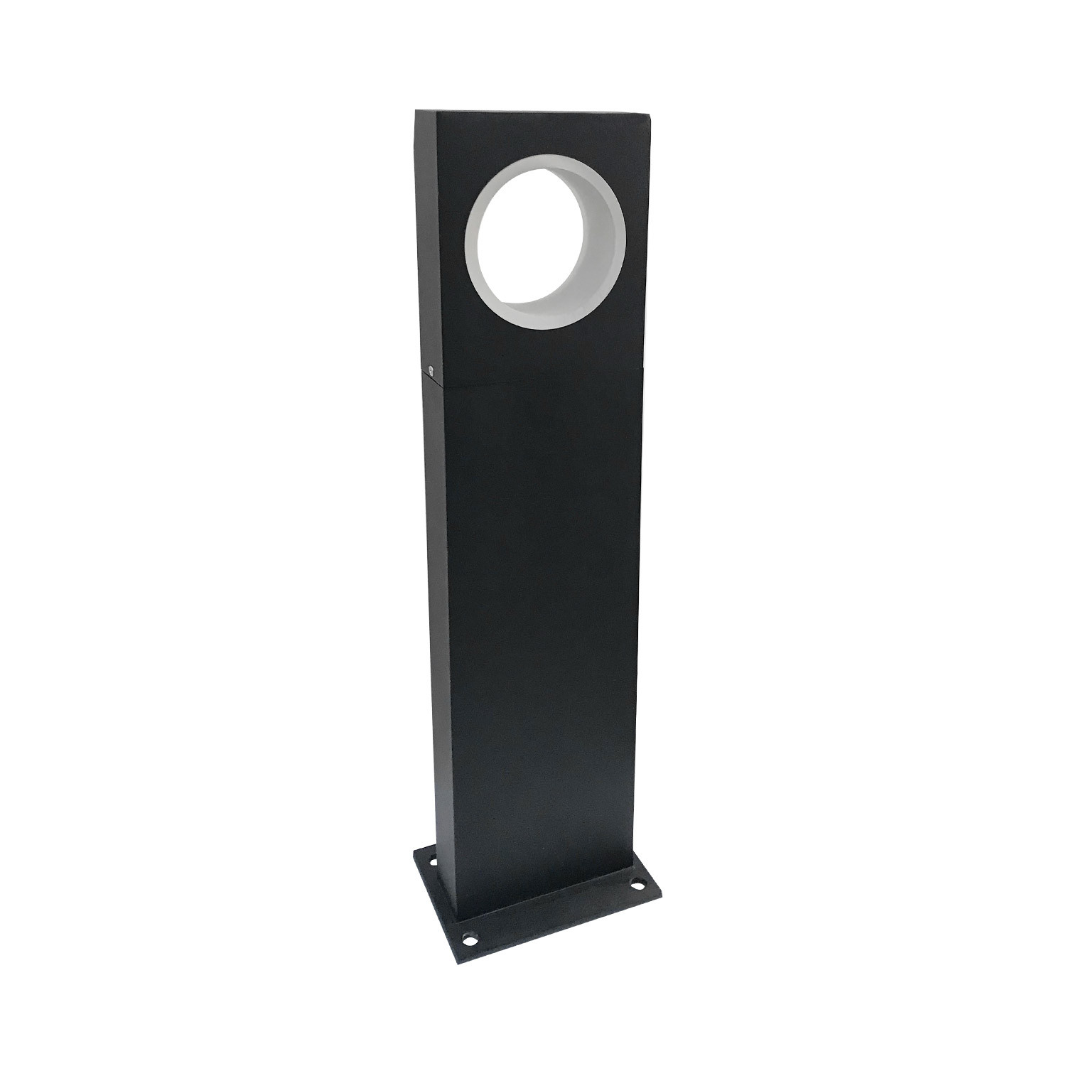 Ledkia Baliza Exterior LED 12W Superficie Pie 60cm Arada 3000K Blanco Cálido