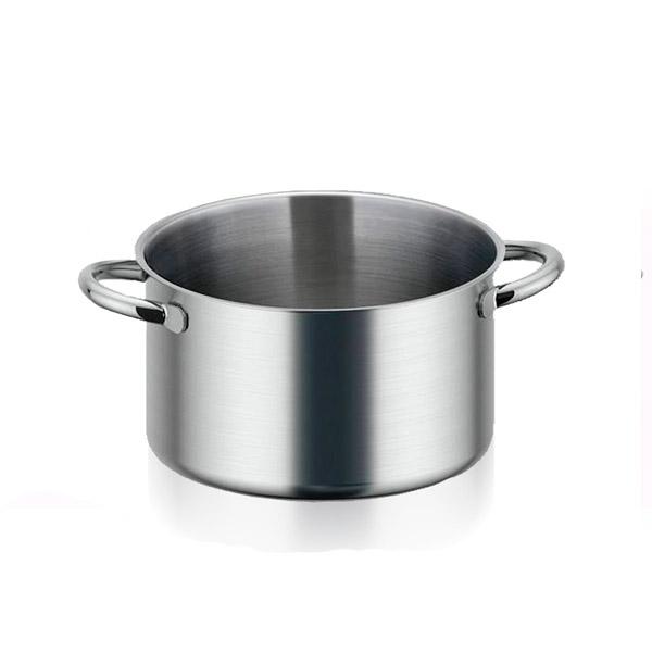 Olla De Buyer de Acero Inoxidable Satinado 18/10, Resistente y Duradera para Cocina Profesional