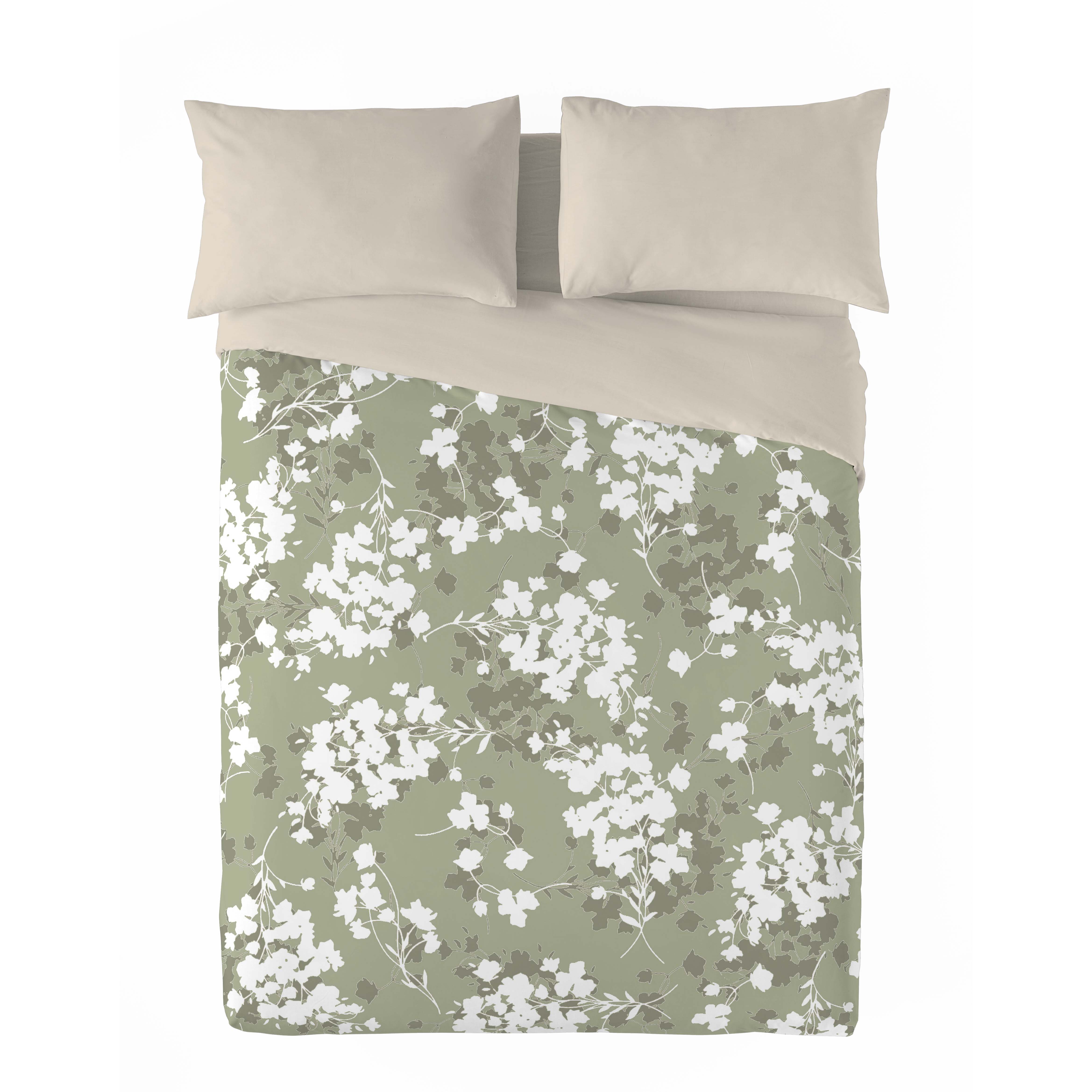SANDAL - Funda Nórdica Estampada - Algodón Extrasuave - Incluye 1 o 2 Fundas de Almohada - 8 Modelos diferentes - Modelos Florales - Cama 90/135/150/180 cm