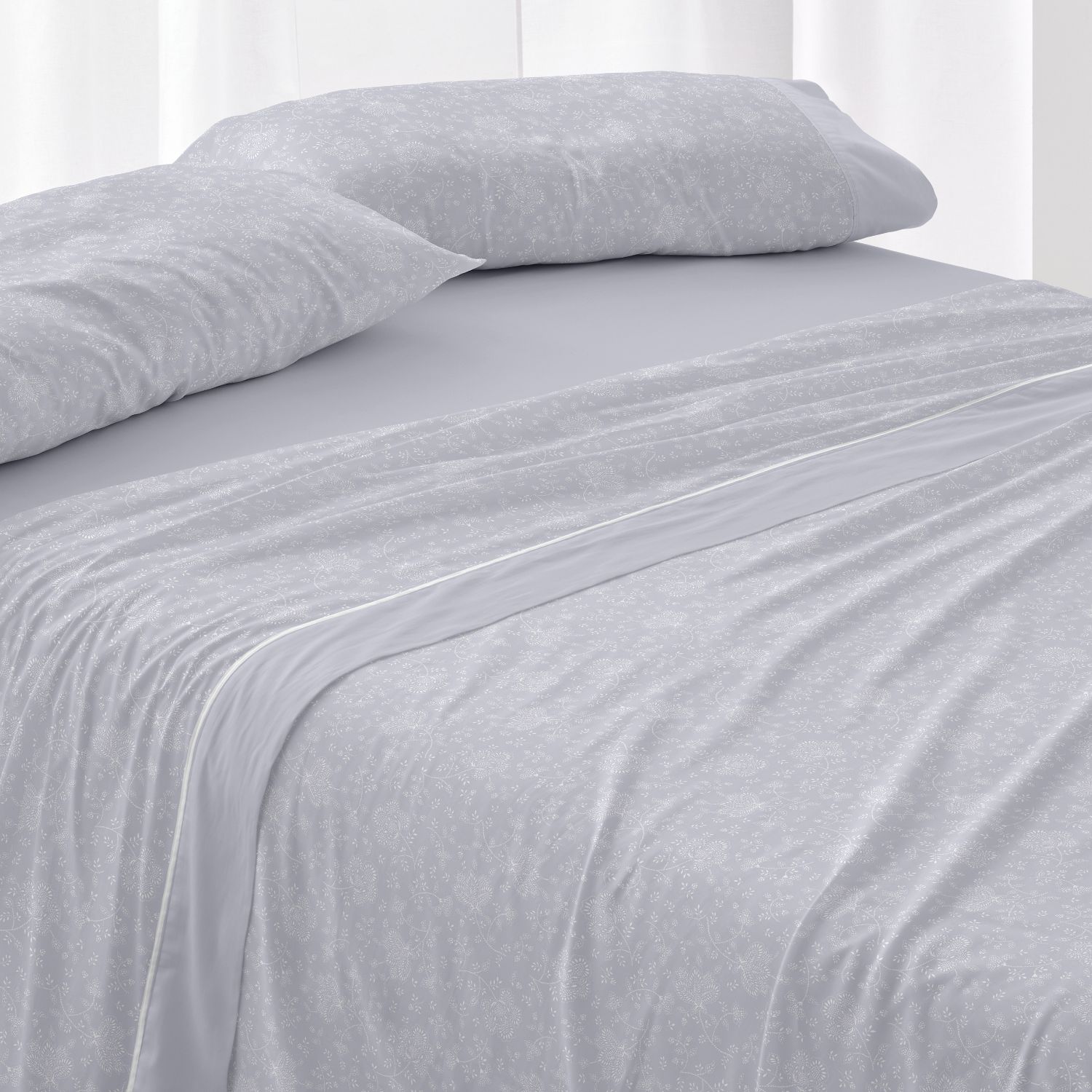 Juego de Sábanas de Franela 100% Algodón - Máxima Calidez para Invierno | Diseño Floral Provenzal | Todas las Medidas de Cama