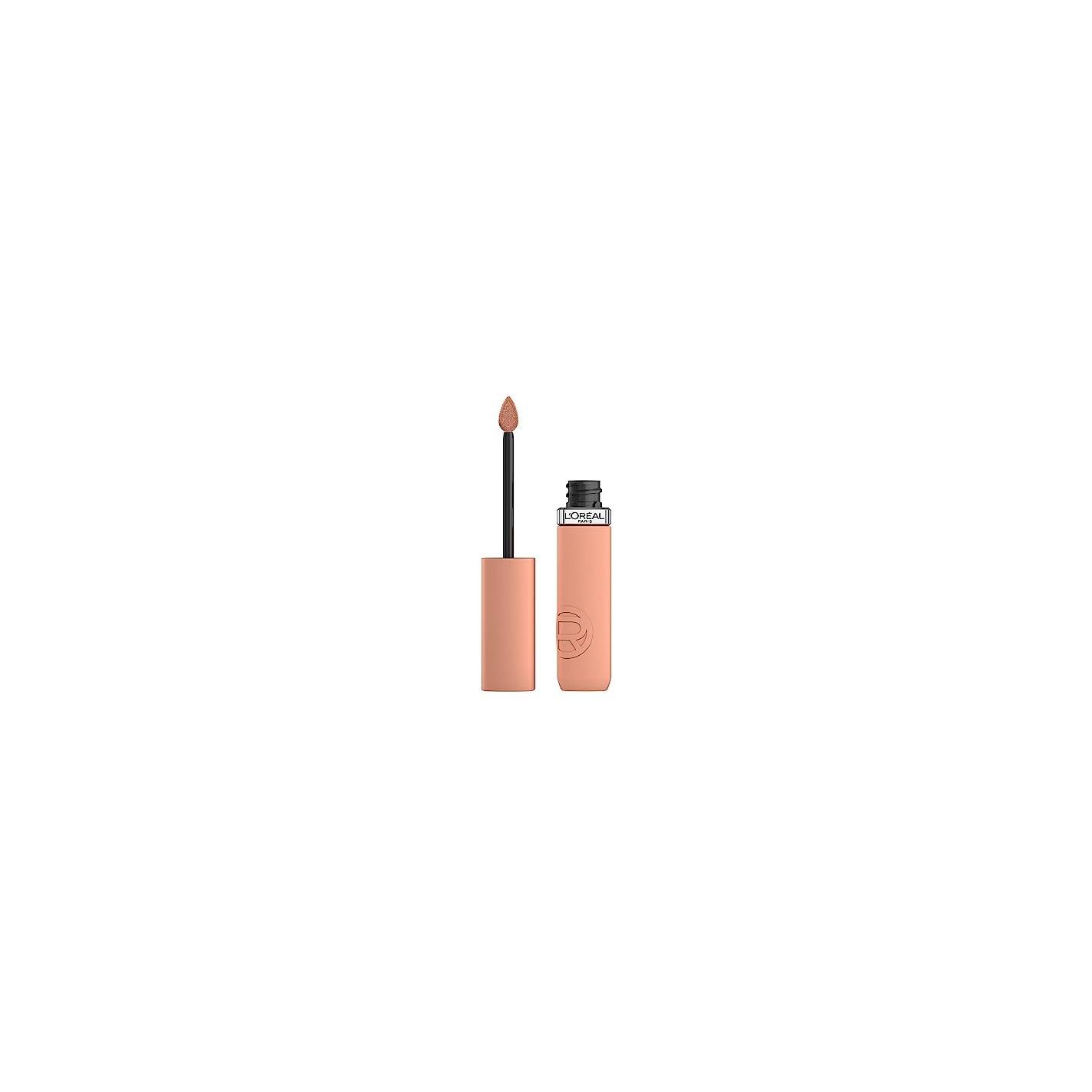 L'Oréal Paris - LABIAL INFALIBLE MATTE RESIST líquido mate de larga duración hasta 16 horas, resistente al agua y a la transferencia, con ácido hialurónico para hidratación y comodidad máxima
