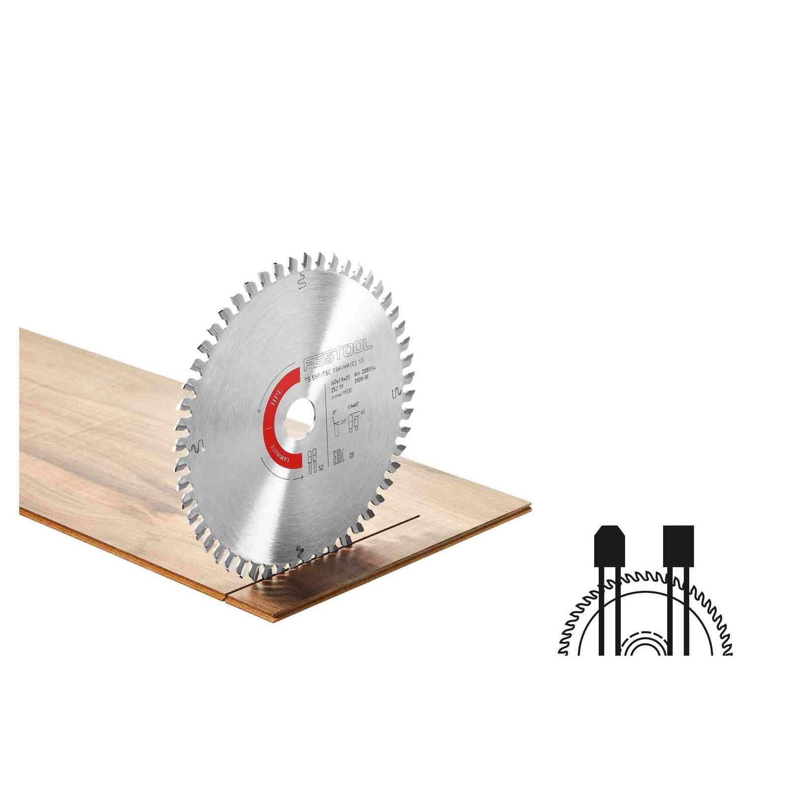 Hoja de sierra para laminado/HPL HW 160*20 WD42 - FE 205554