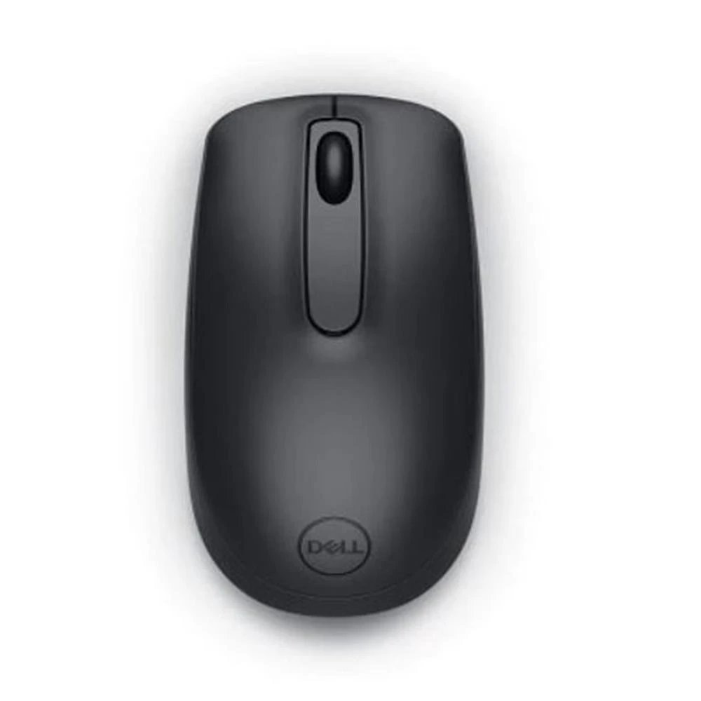 Dell - Ratón inalámbrico WM118-BLK-EMEA con sensor óptico 1000 DPI, ambidiestro y conexión nano USB 2.4 GHz para ordenadores y portátiles