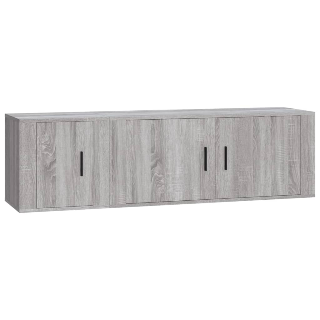 Vidaxl Set de Muebles para TV 2 Piezas Madera Contrachapada