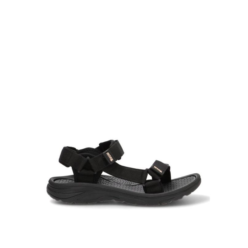 Sandalia Mustang - Hombre - Suela Plana - Modelo 84660 - Color Negro
