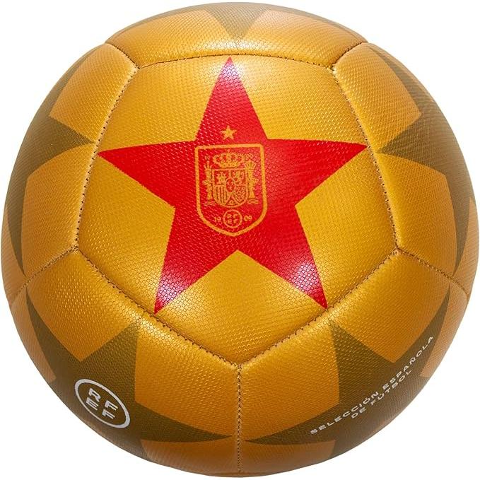 Balón Oficial RFEF Selección Española de Fútbol - Talla 5 - Color Amarillo
