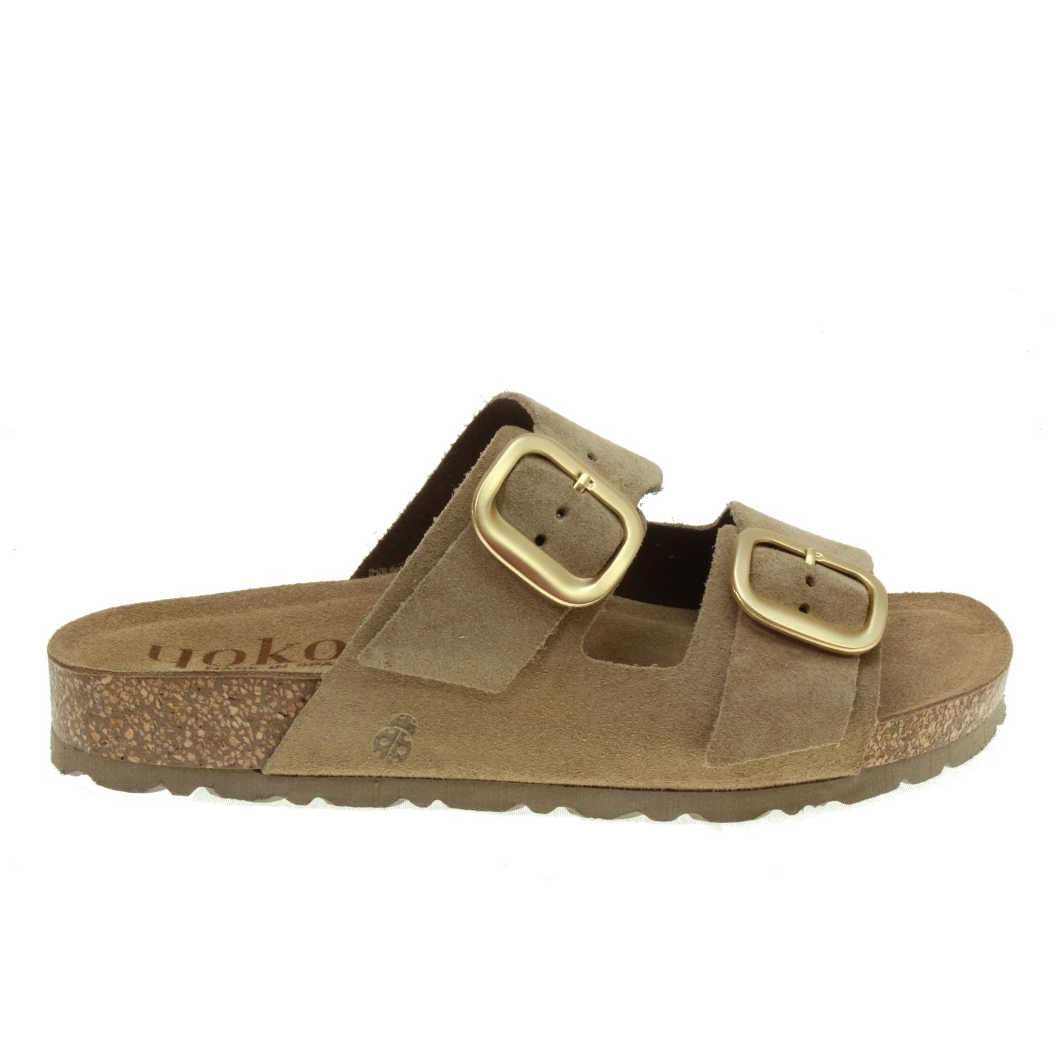 Yokono mod. JERBA700 - Sandalia de piso Bio con 2 hebillas