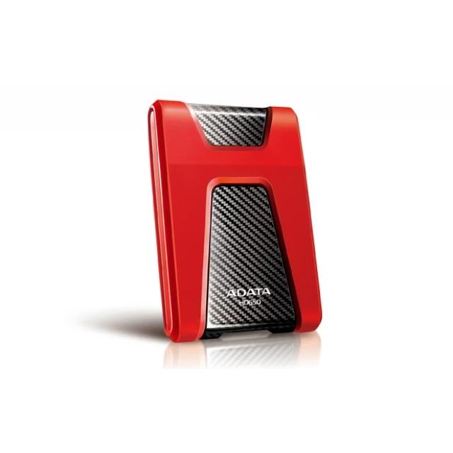 UNIDAD ADATA HD650 1TB 2.5 USB3.0 ROJA