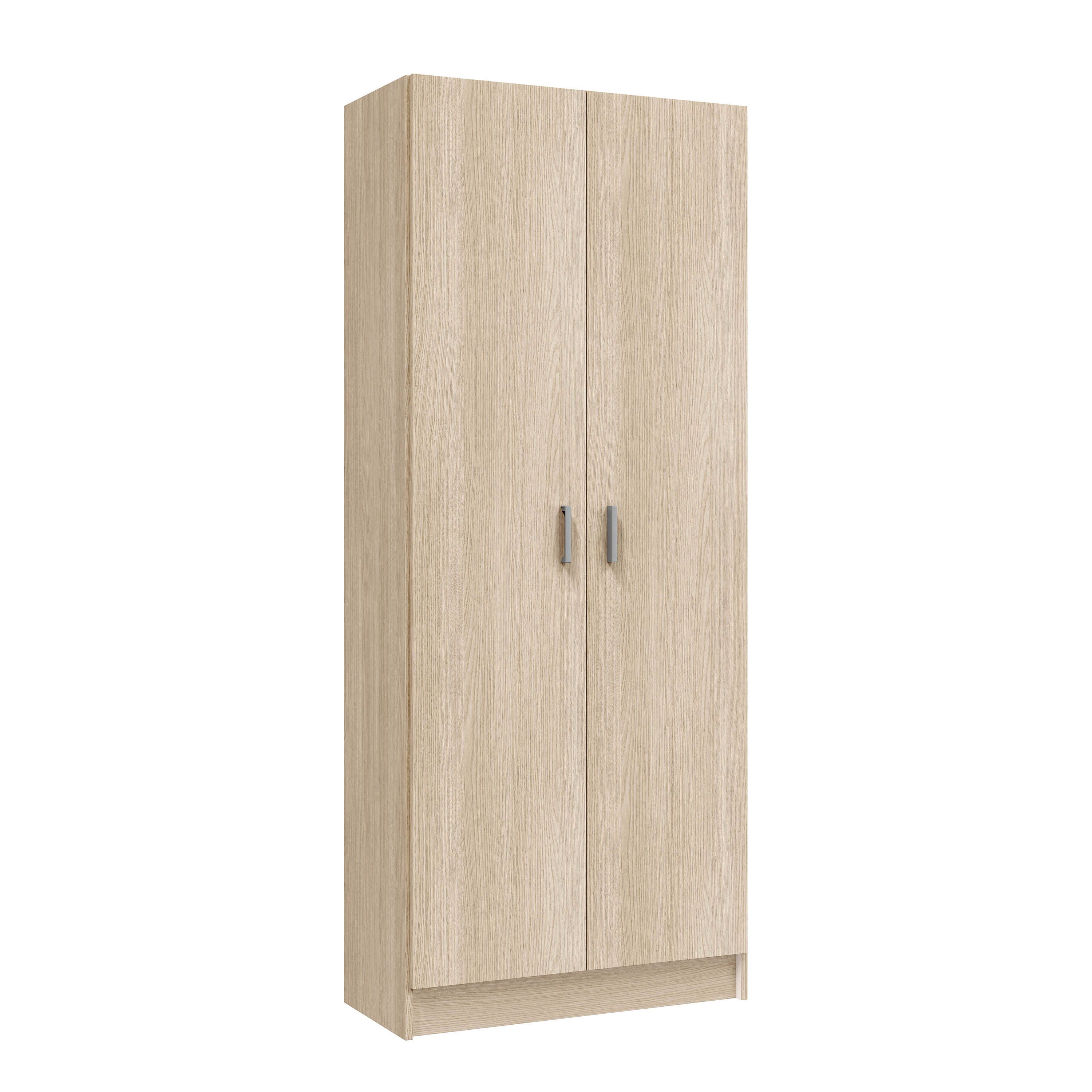 duehome - Armario de 2 puertas 73x180 cm Multiusos