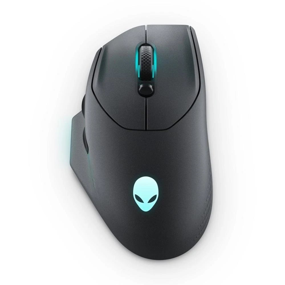 Ratón Sensor óptico de alta gama (650 IPS, 50 g de aceleración) 26.000 DPI Windows 10, 11, PC/Portátil Dell AW620M-G-DEAM  | Negro (Dark Side of the Moon)