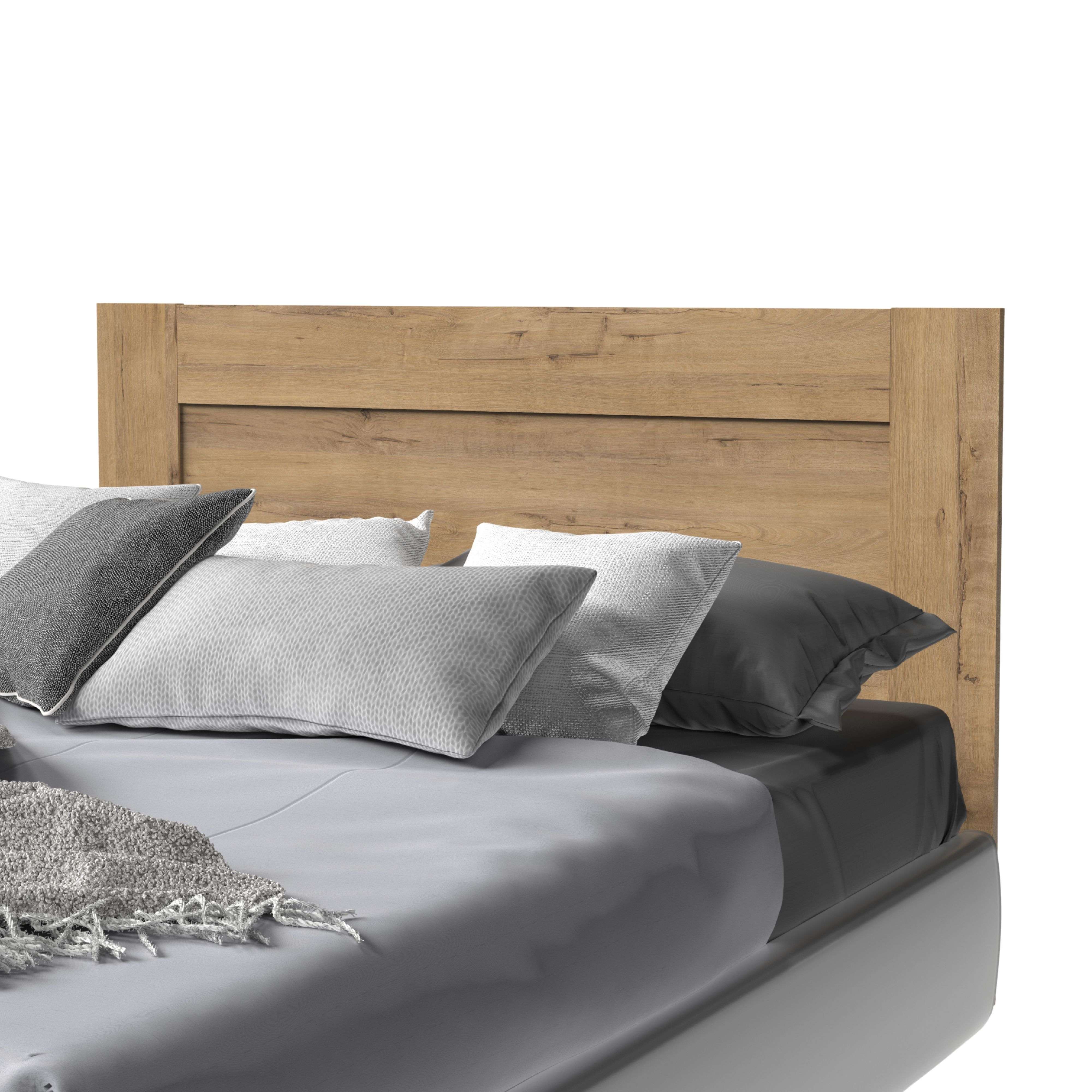 Miroytengo Cabecero De Cama Aroa 164 cm Color Roble Gold Dormitorio Moderno