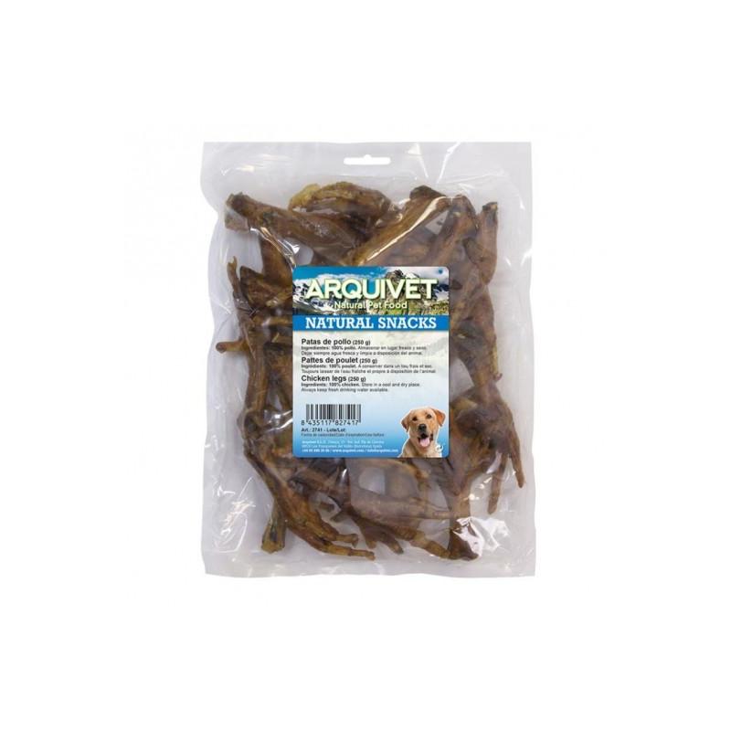 Snack perros Patas De Pollo Naturales 250Gr. Arquivet