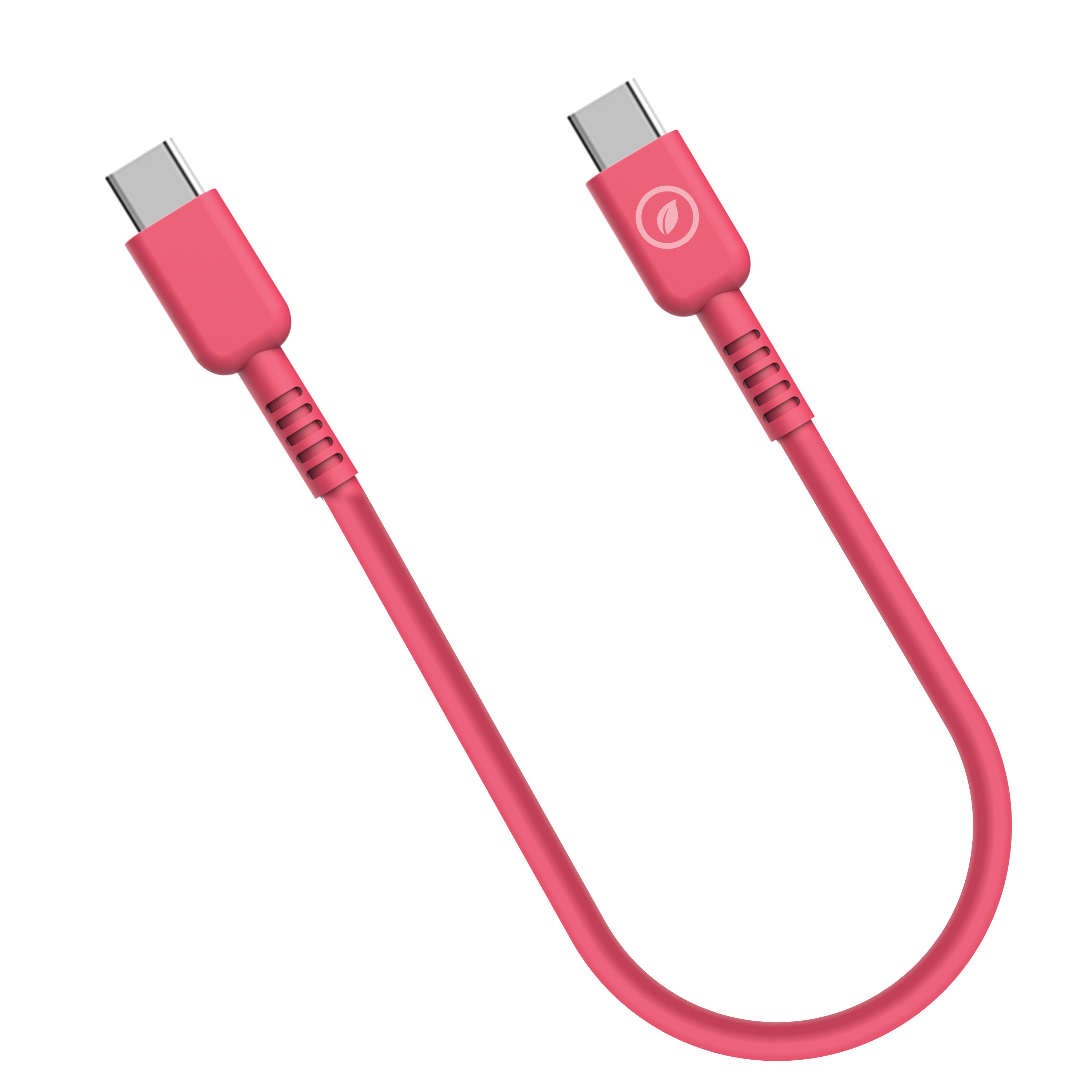 Muvit for change cable tipo c a tipo c 3a/60w 0.2m magenta