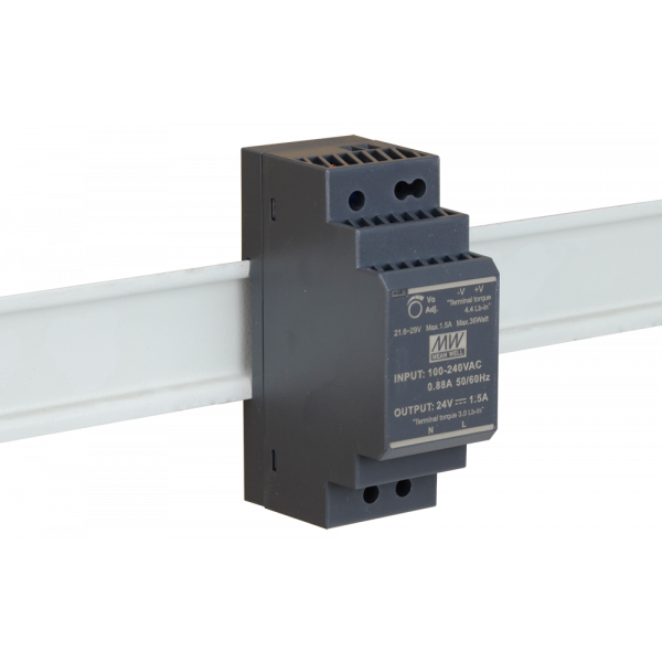Psu Industrial D-link 30w 24vdc Ultra Slim Din Rai