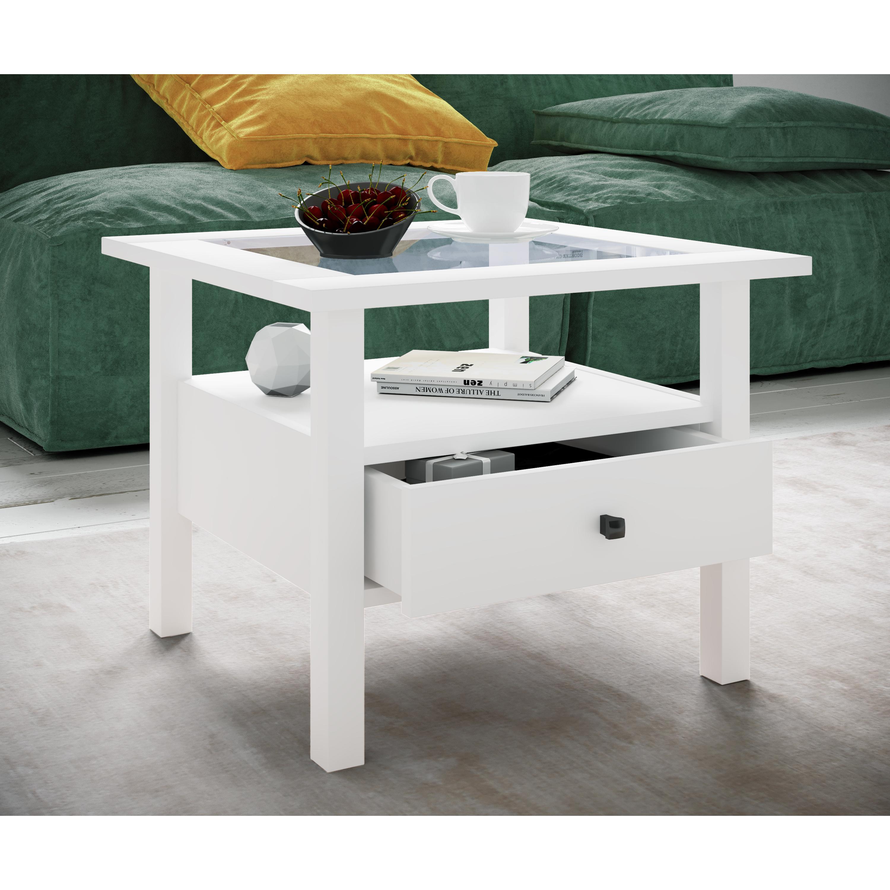 Mesa auxiliar de madera Mesa de centro Mesa de sofá Mesa de salón Cajón Lingis M Mesa auxiliar de madera Mesa de centro Mesa de sofá Mesa de salón Cajón Lingis M
