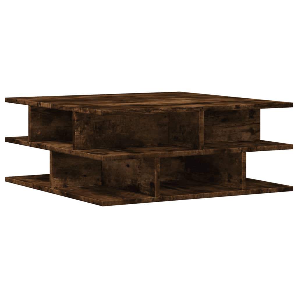 Vidaxl Mesa de Centro Madera de Ingeniería 70x70x29 Cm Blanco