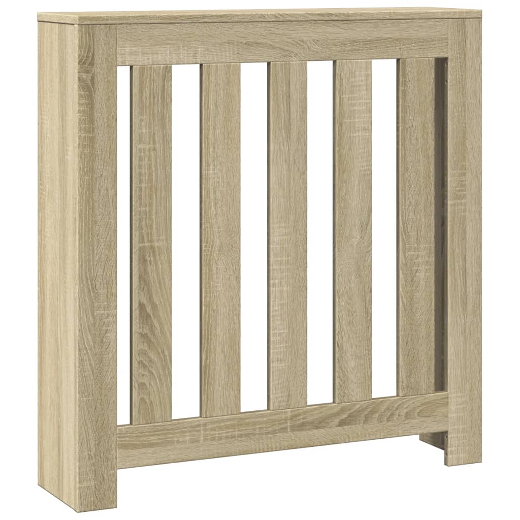 vidaXL Cubierta de radiador madera 78x20x82 cm Color Madera antigua,  Roble,  Blanco y mas
