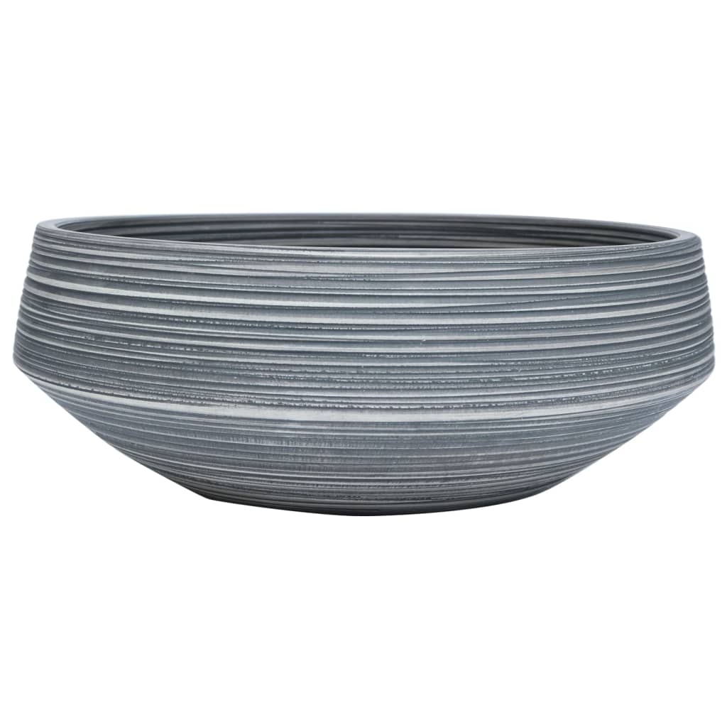 vidaXL Lavabo sobre encimera redondo cerámica Φ41x14 cm