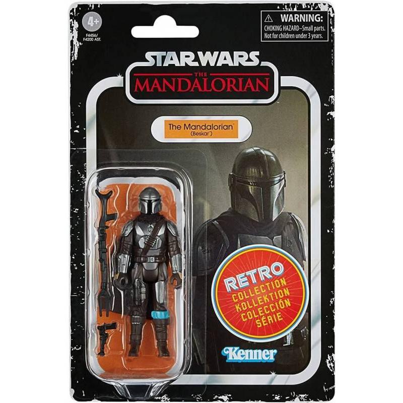 Star Wars Hasbro colección Retro The Mandalorian figura Beskar