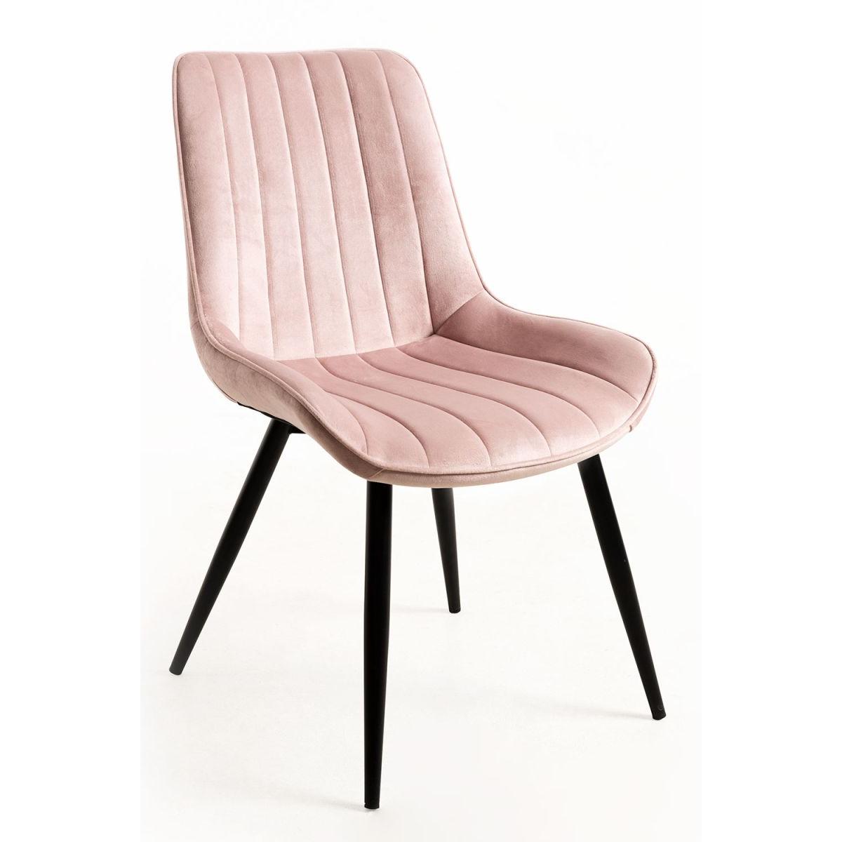 Regalos Miguel - Packs Sillas Comedor - Pack 6 Sillas Lene Terciopelo - Rosa