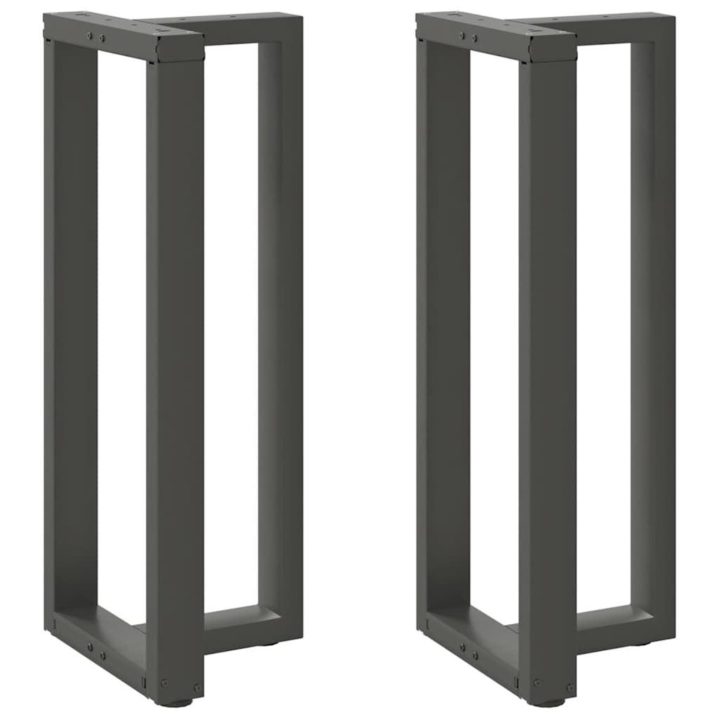 vidaXL Patas para mesa de bar en forma de T (2 unidades) 40 x 35 x (100-101) cm, acero
