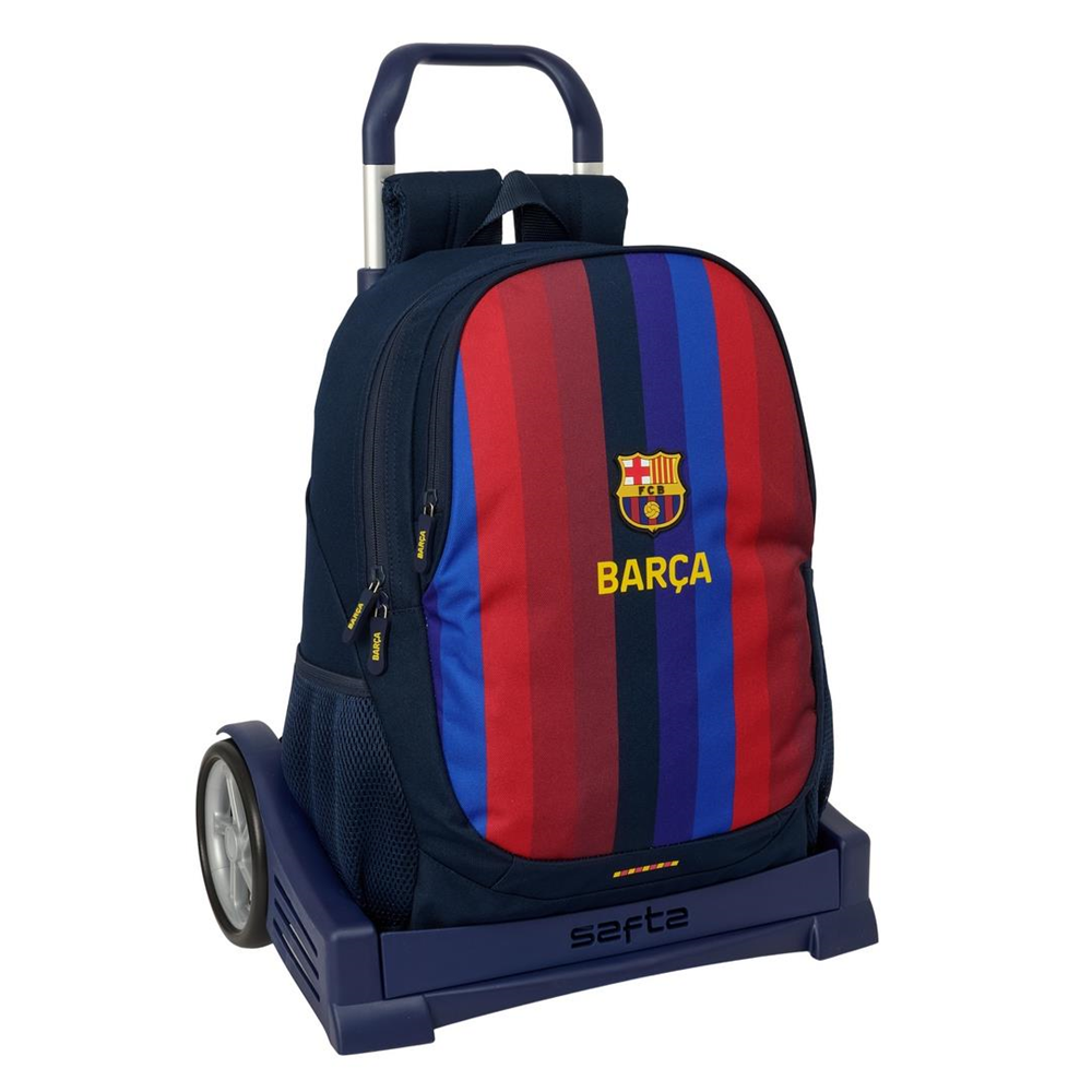 Mochila Mod. 665 con Carro Evolution FC Barcelona 32x44x16Cm (Safta 612629860)